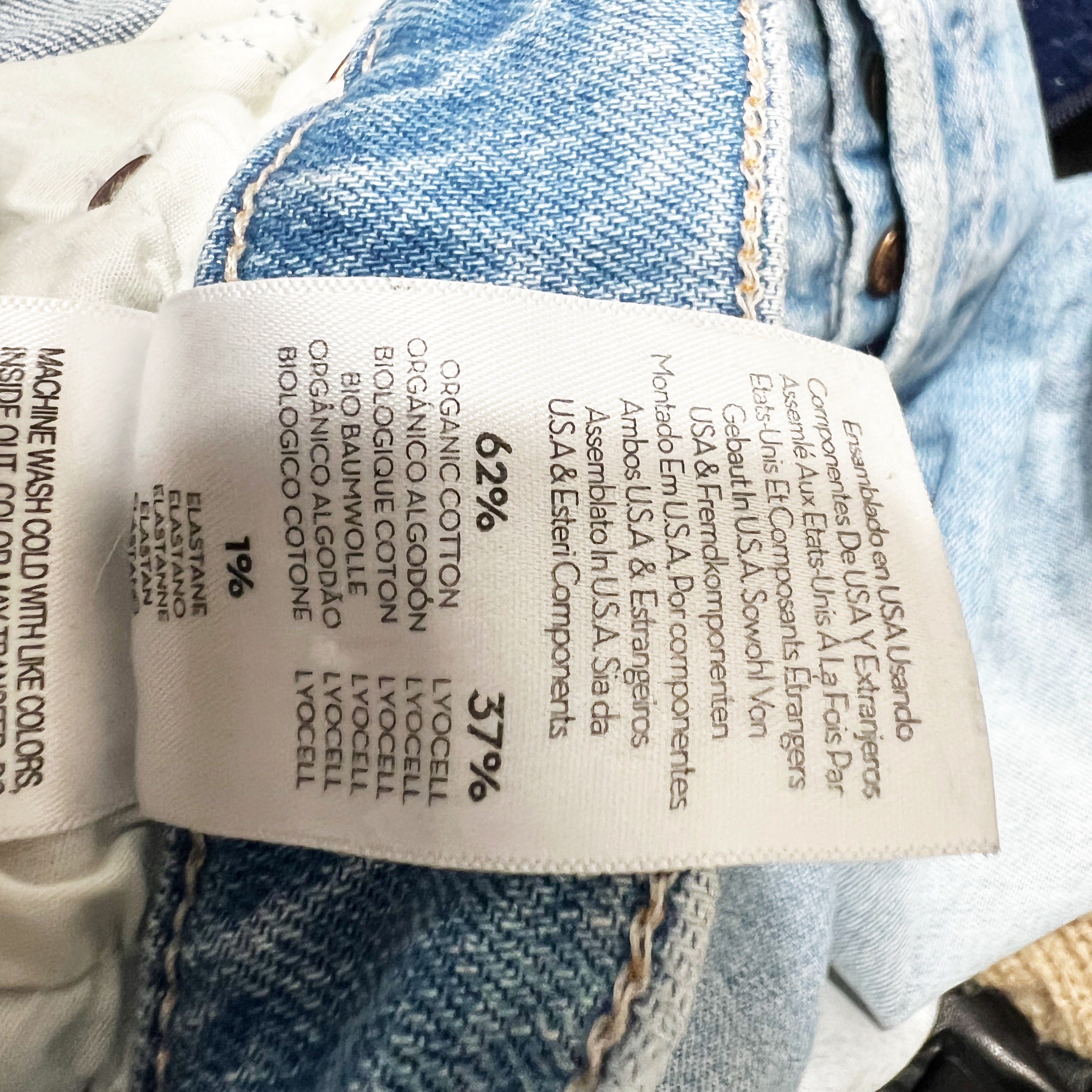 Mother Denim The Scrapper Ankle Straight Leg Organic Cotton Camera Obscura 24