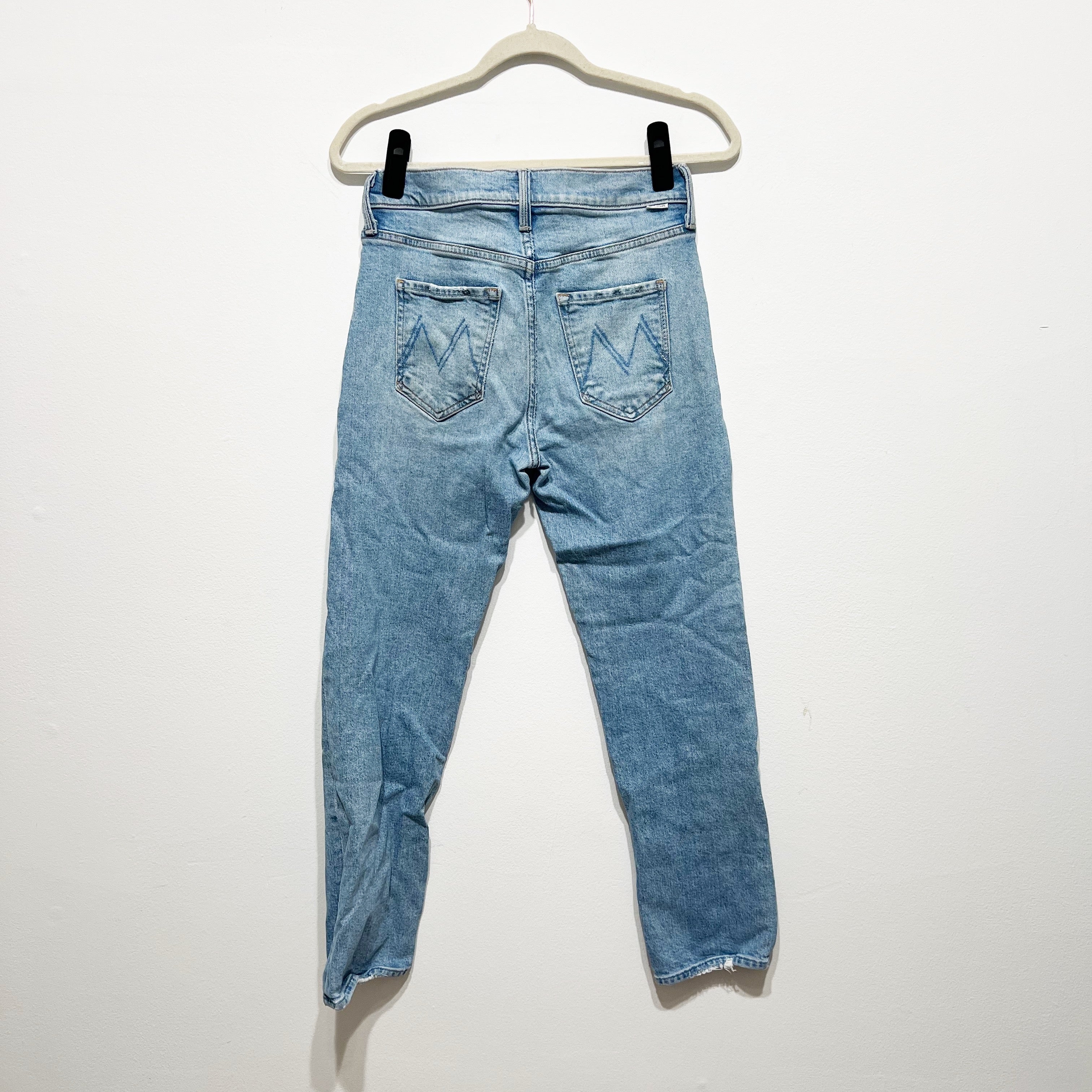 Mother Denim The Scrapper Ankle Straight Leg Organic Cotton Camera Obscura 24