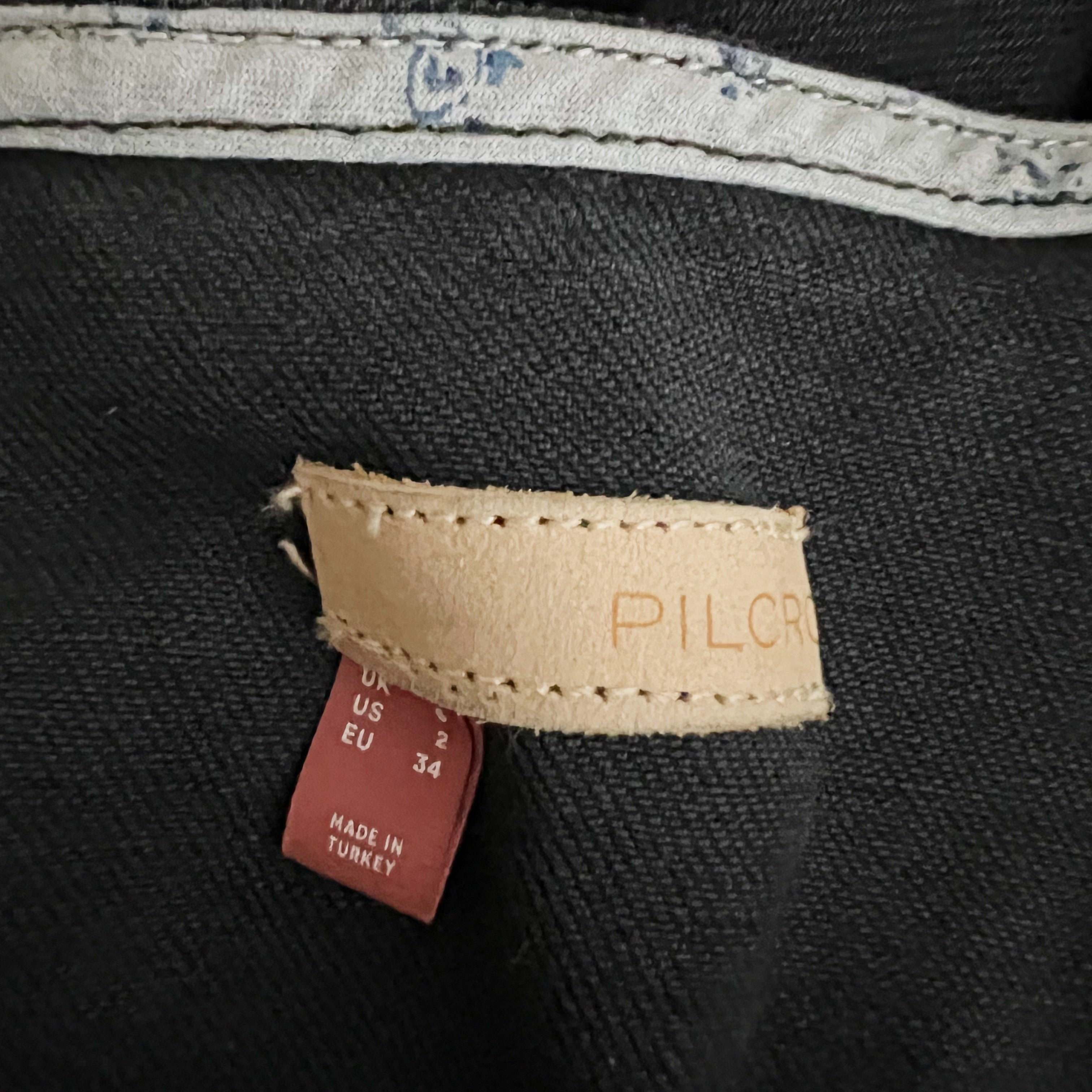 NEW Anthropologie Pilcro Cotton Button Front Flared Leg Denim Jean Jumpsuit 2