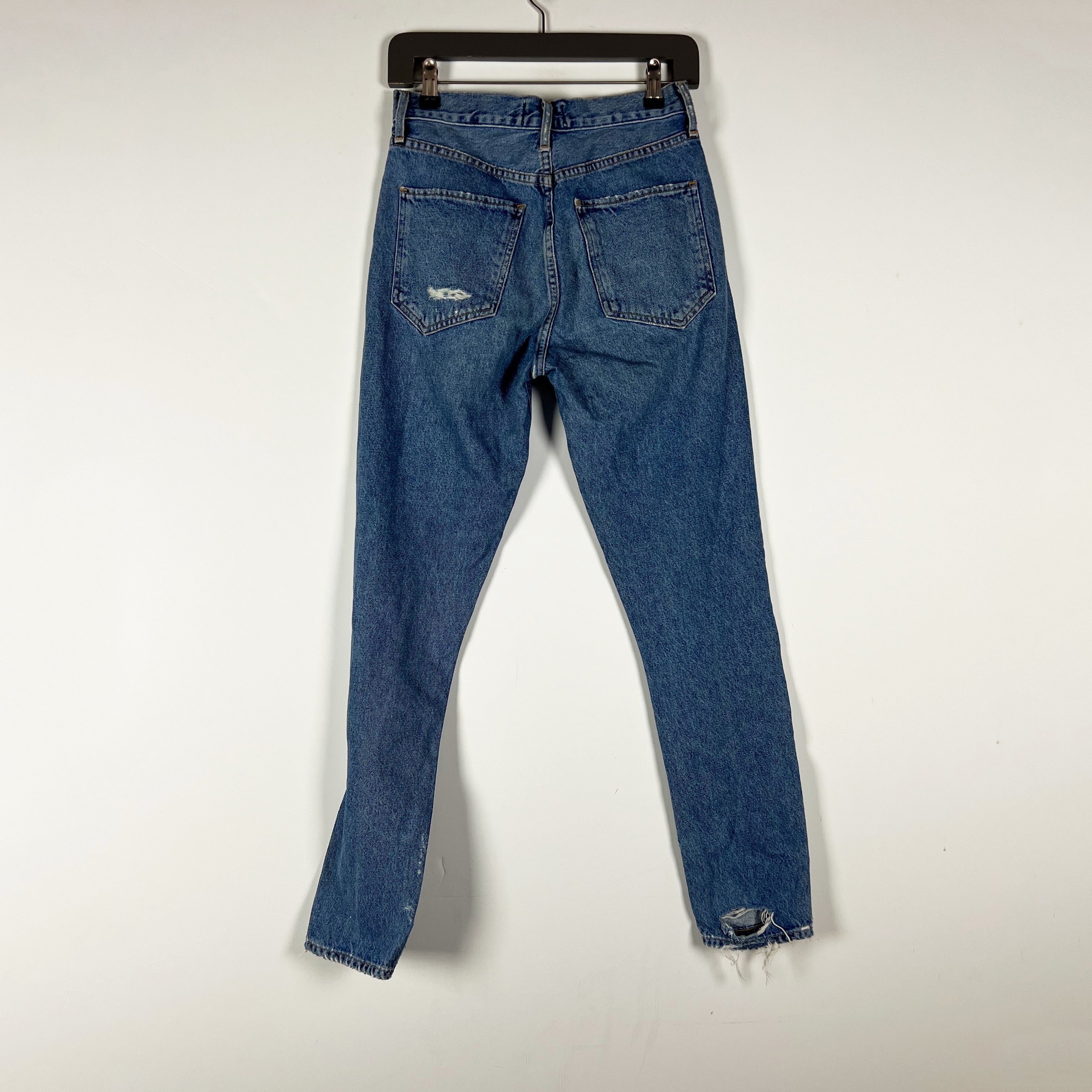 Agolde Women's Jamie High Rise Classic Organic Cotton Skinny Leg Denim Jeans