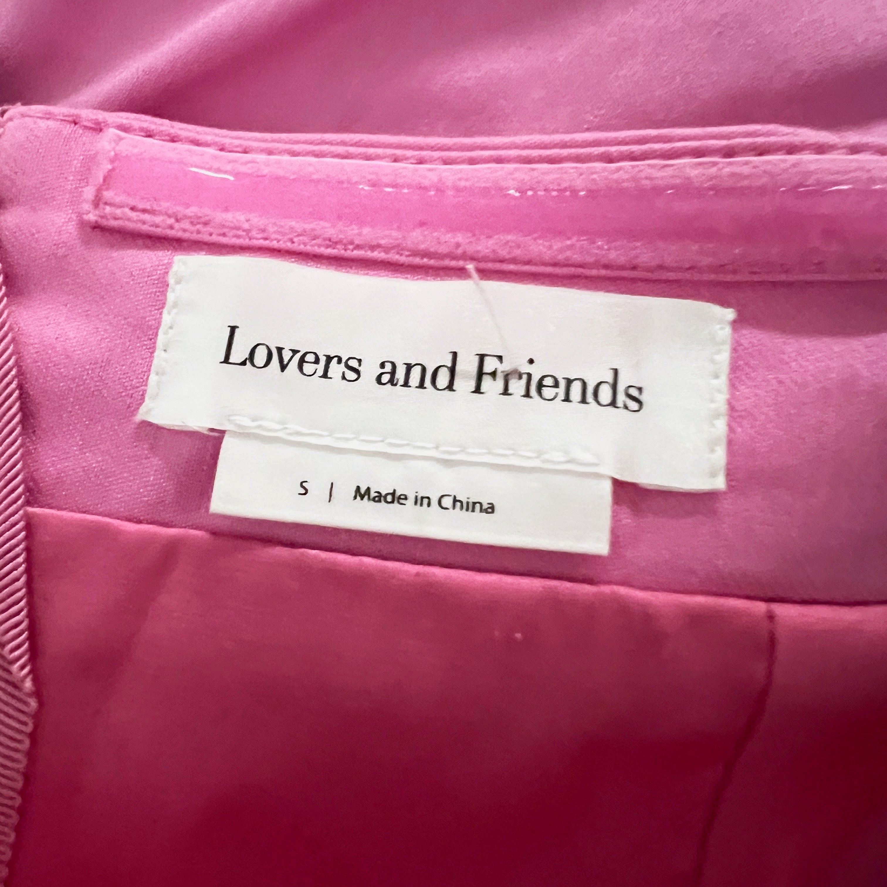Lovers And Friends Lorelei Cotton Blend Square Neck Belted Mini Dress Orchid S