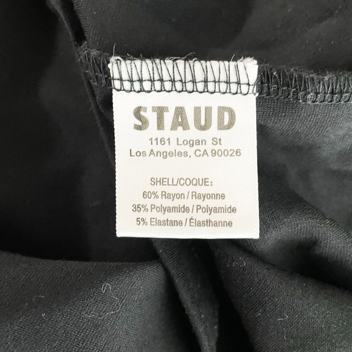Staud Women's Scoop Neck Sleeveless Jersey Stretch Knit Pullover Midi Dress S