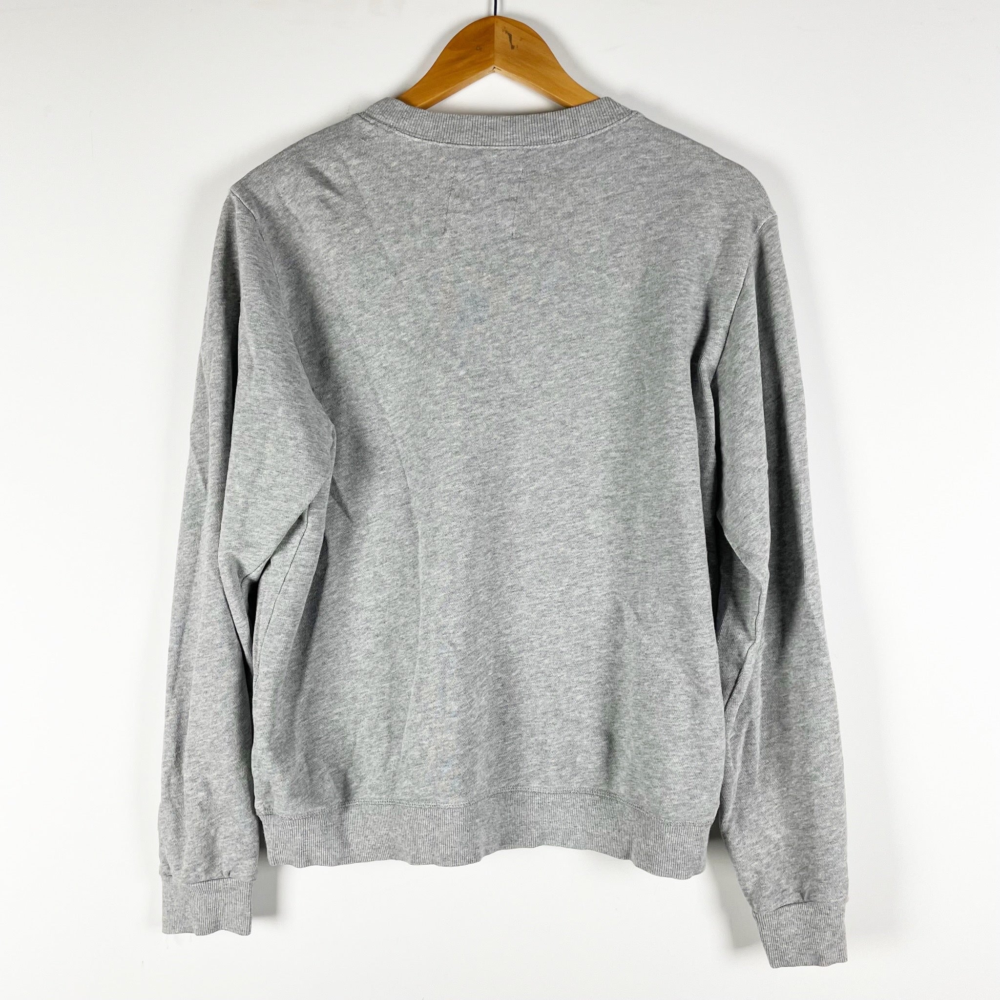 Ban.Do Feelings Embroidered Multi Color Cotton Crew Neck Pullover Sweatshirt L