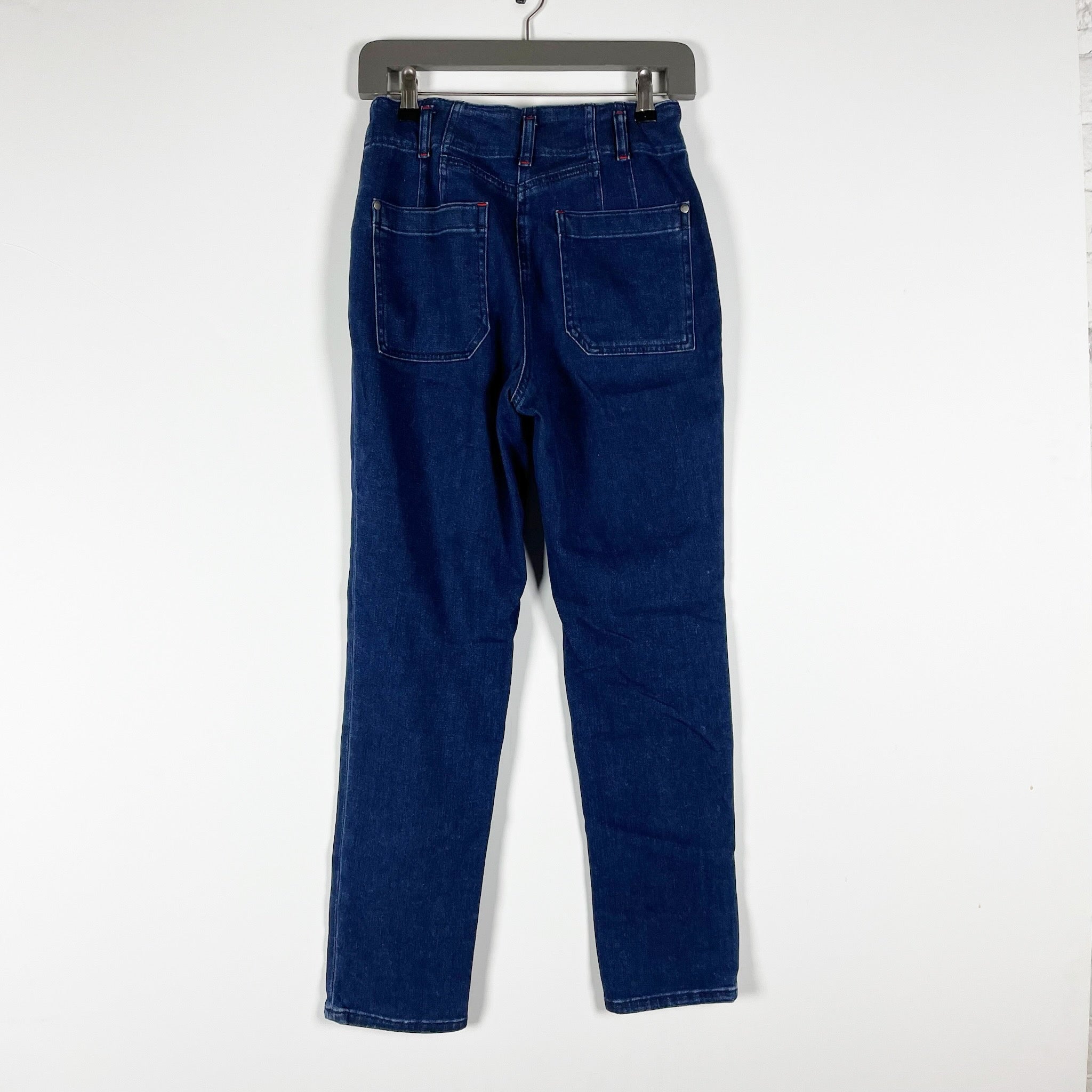 Maeve Anthropologie Cotton Stretch High Waisted Pocket Detail Denim Jeans 28