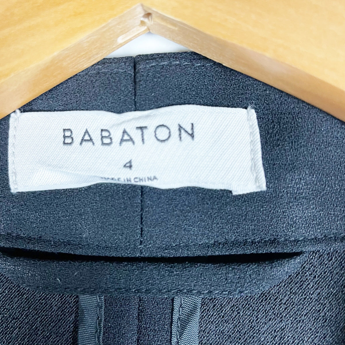 Babaton Aritzia Power Hip Open Front Blazer Jacket Solid Black 4