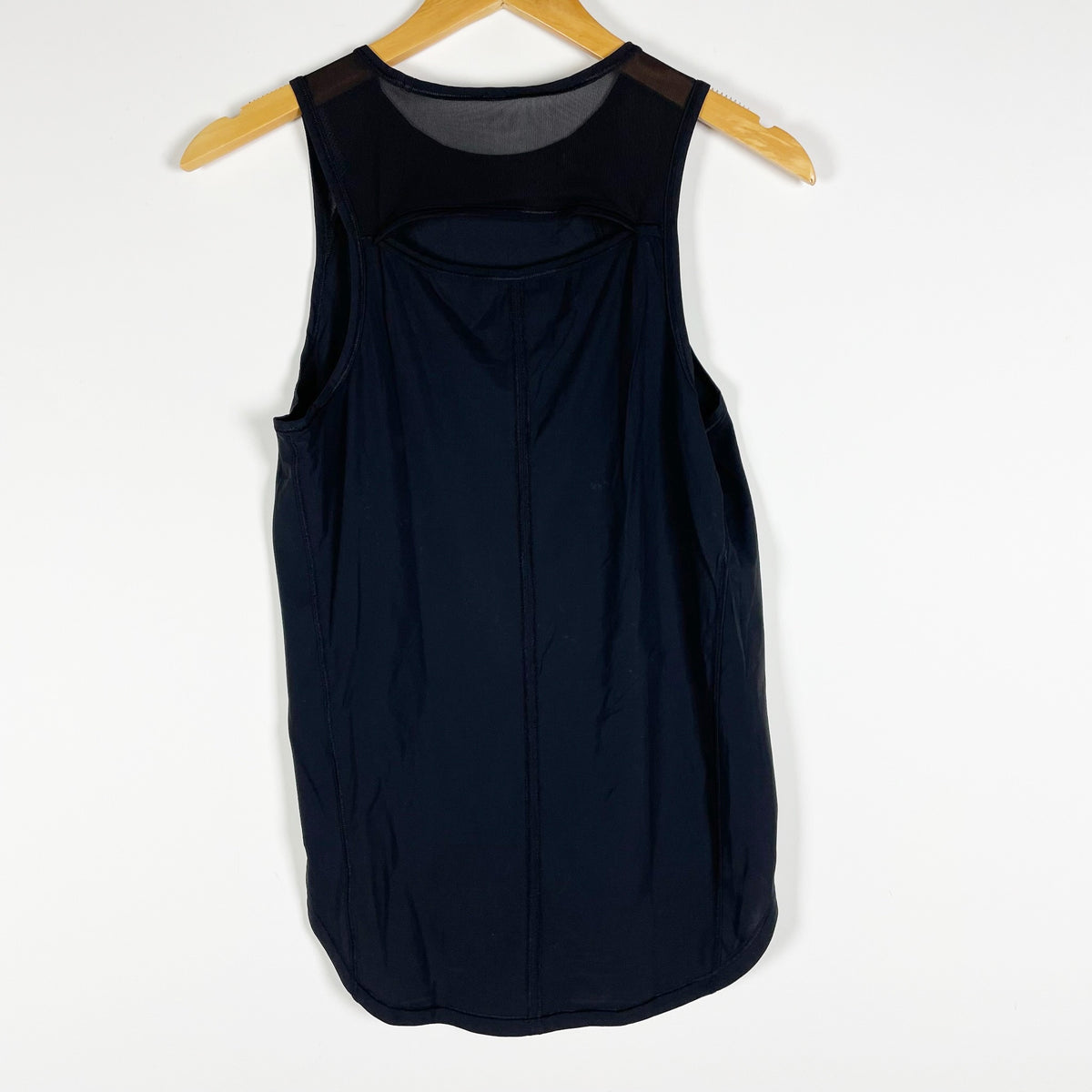 Lululemon Women's Sculpt Mesh Cut Out Sleeveless Athletic Tank Top Black M