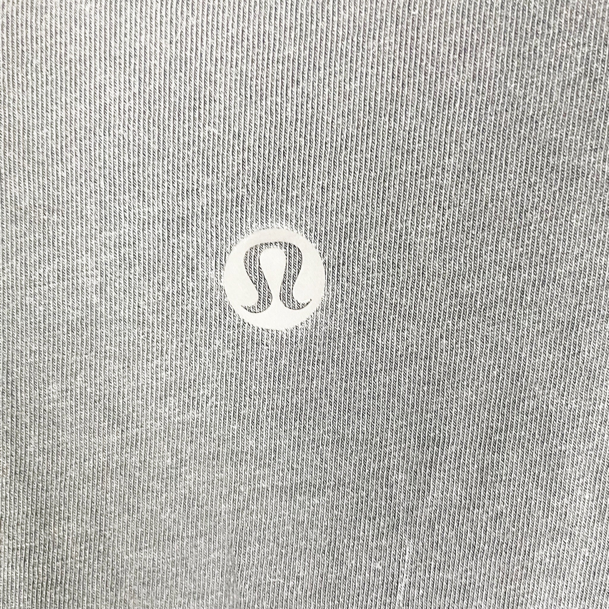 Lululemon Women's Cotton Crew Neck Long Sleeve Tee Shirt Black Small