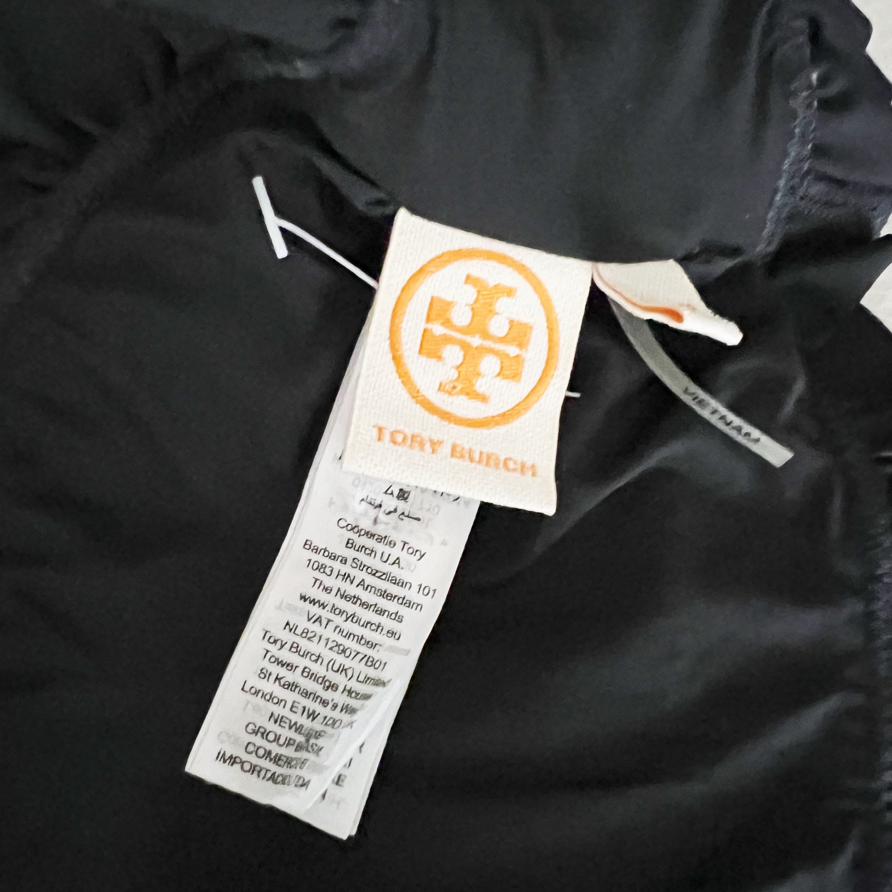 Tory Burch Women's Costa Bandeau Smocked Stretch Bikini Swim Bathing Suit Top XS