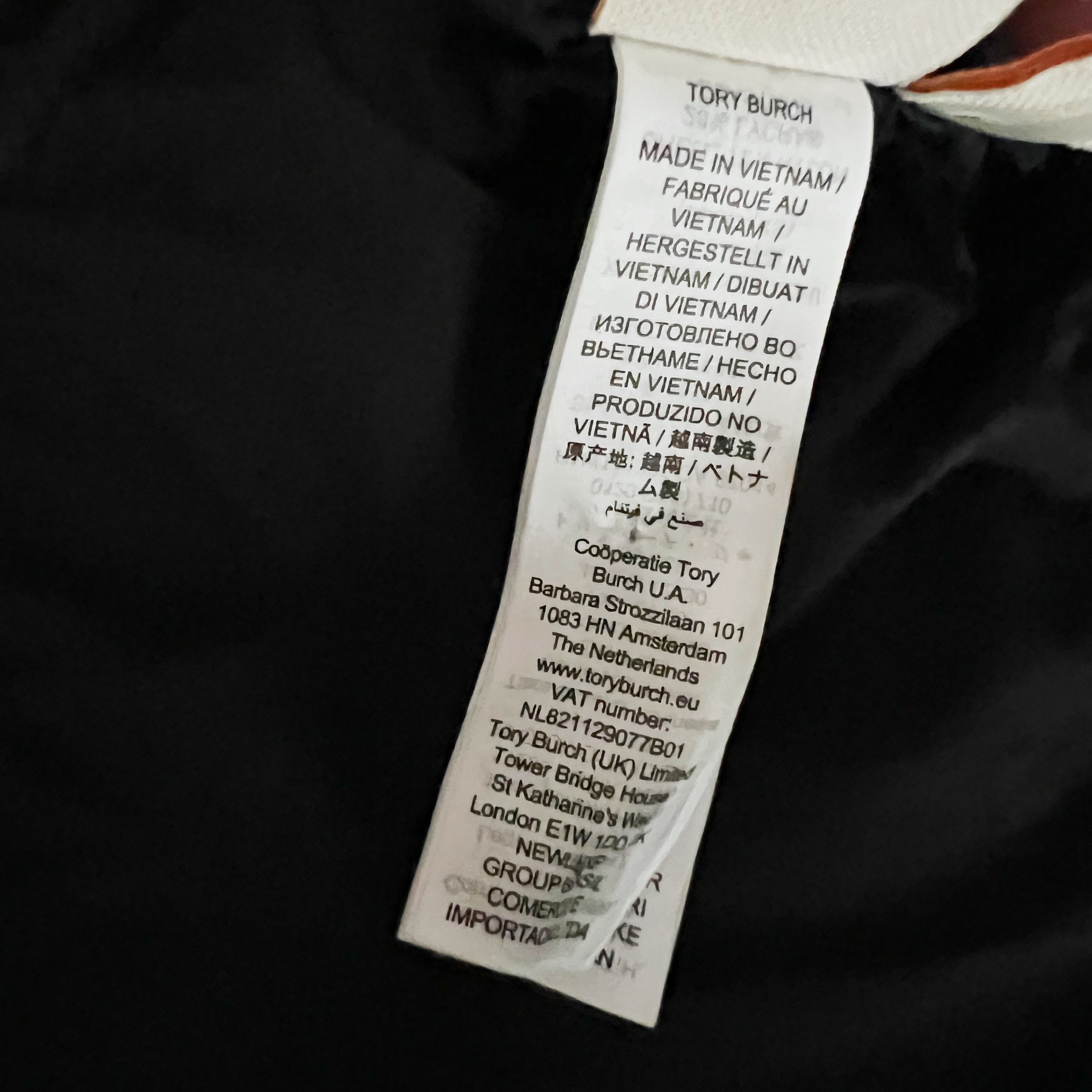 Tory Burch Women's Costa Bandeau Smocked Stretch Bikini Swim Bathing Suit Top XS