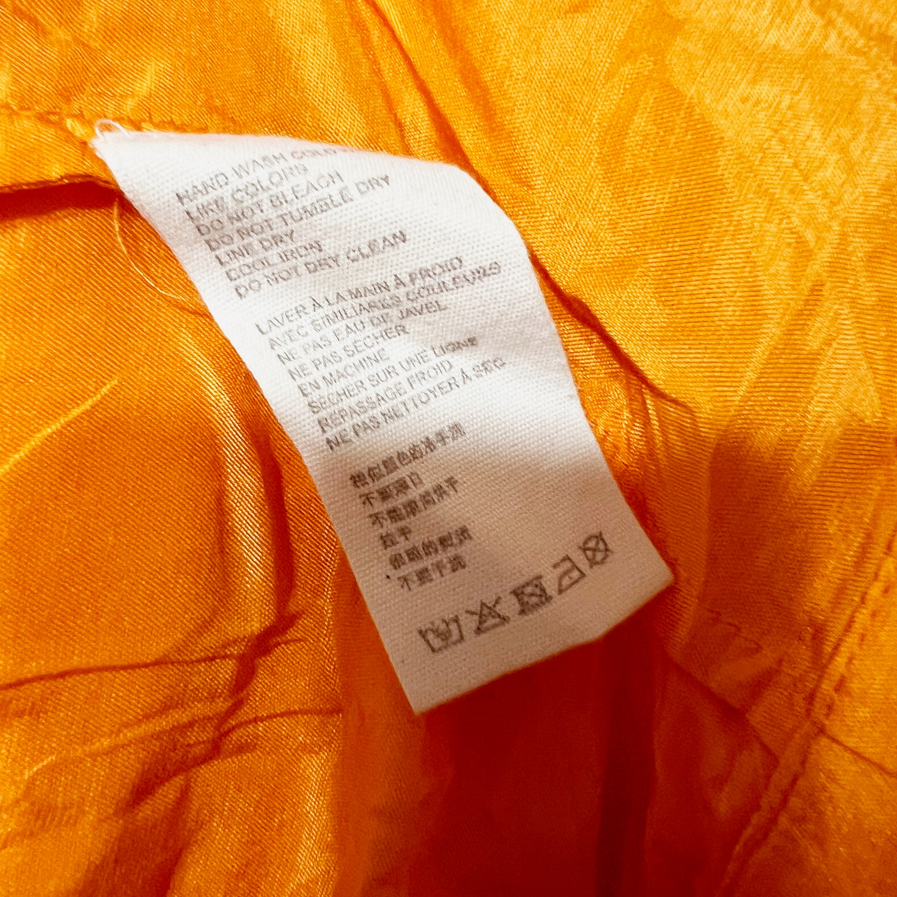 NEW Let Me Be Anthropologie Strapless Tiered Asymmetrical Hem Midi Dress Orange