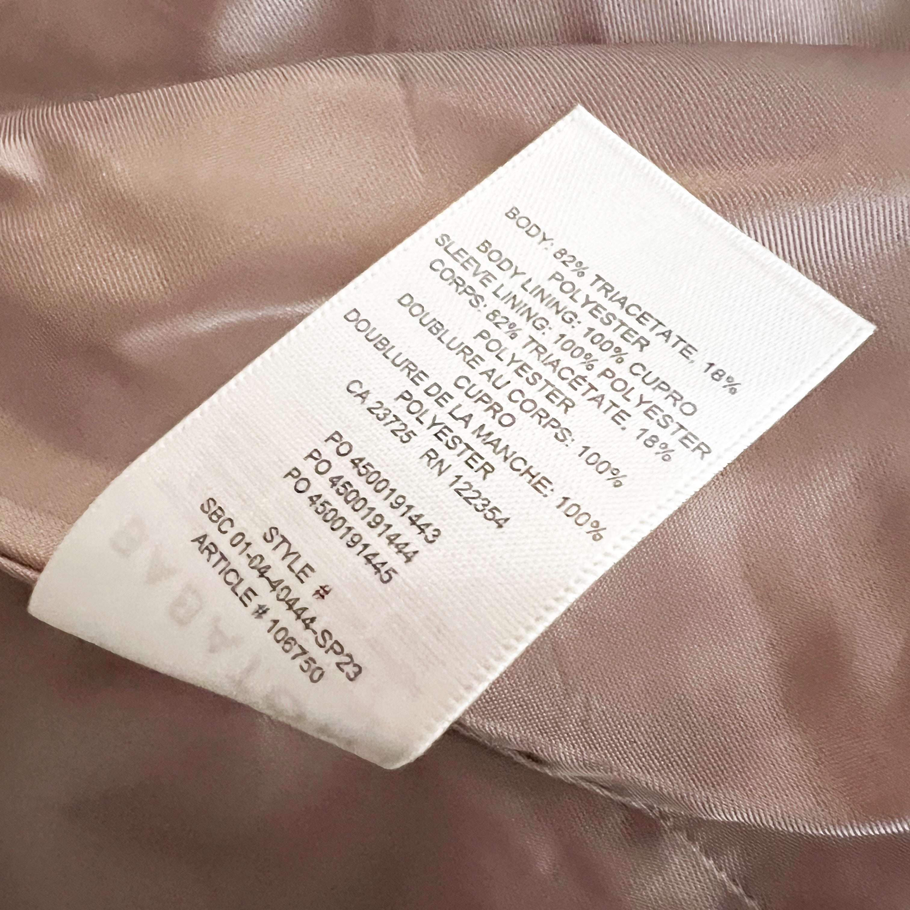 Babaton Aritzia Captain Open Cropped Shoulder Pad Blazer Jacket Kasha Taupe 8