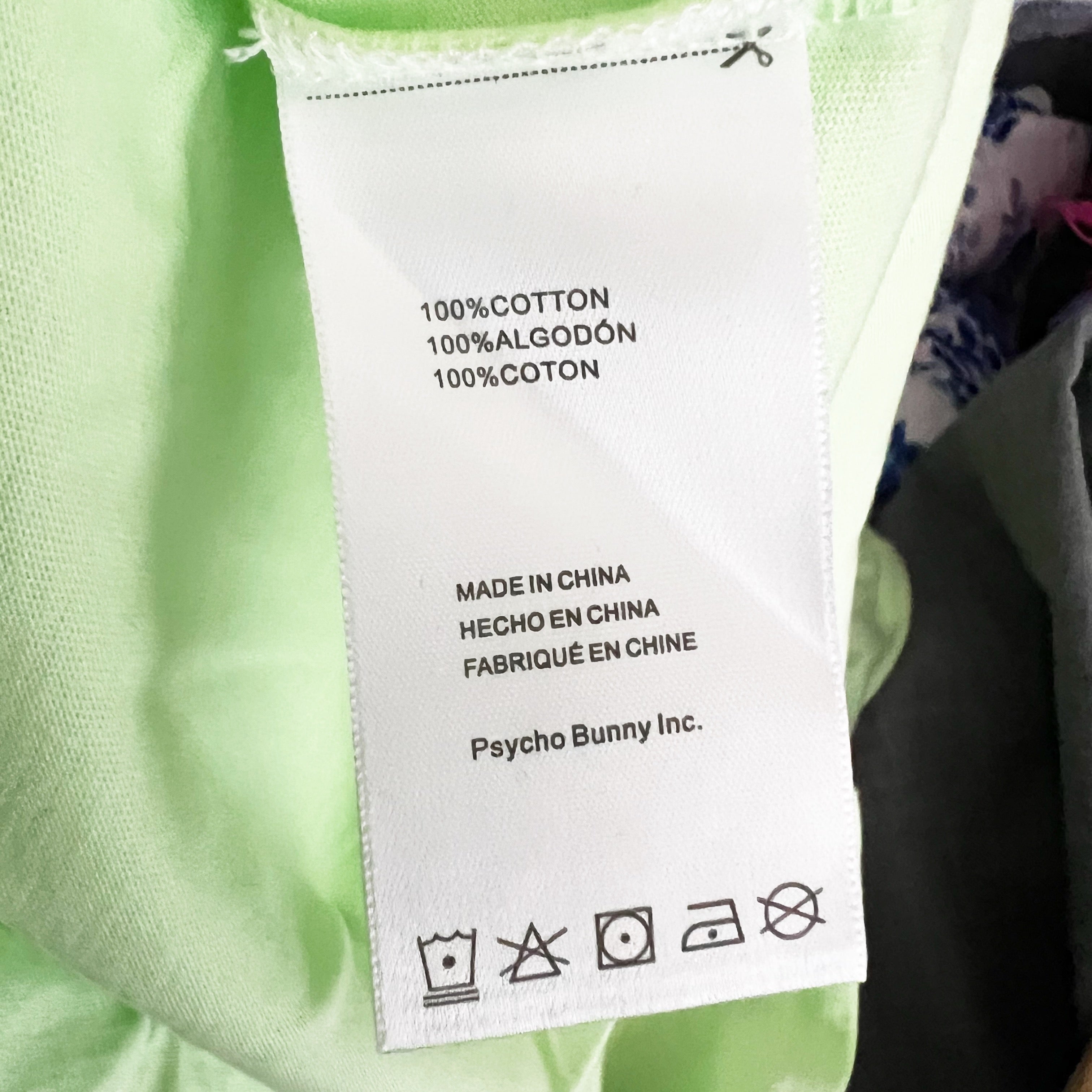 NEW Psycho Bunny Damon Graphic Crew Cotton Short Sleeve Tee Shirt Patina Green