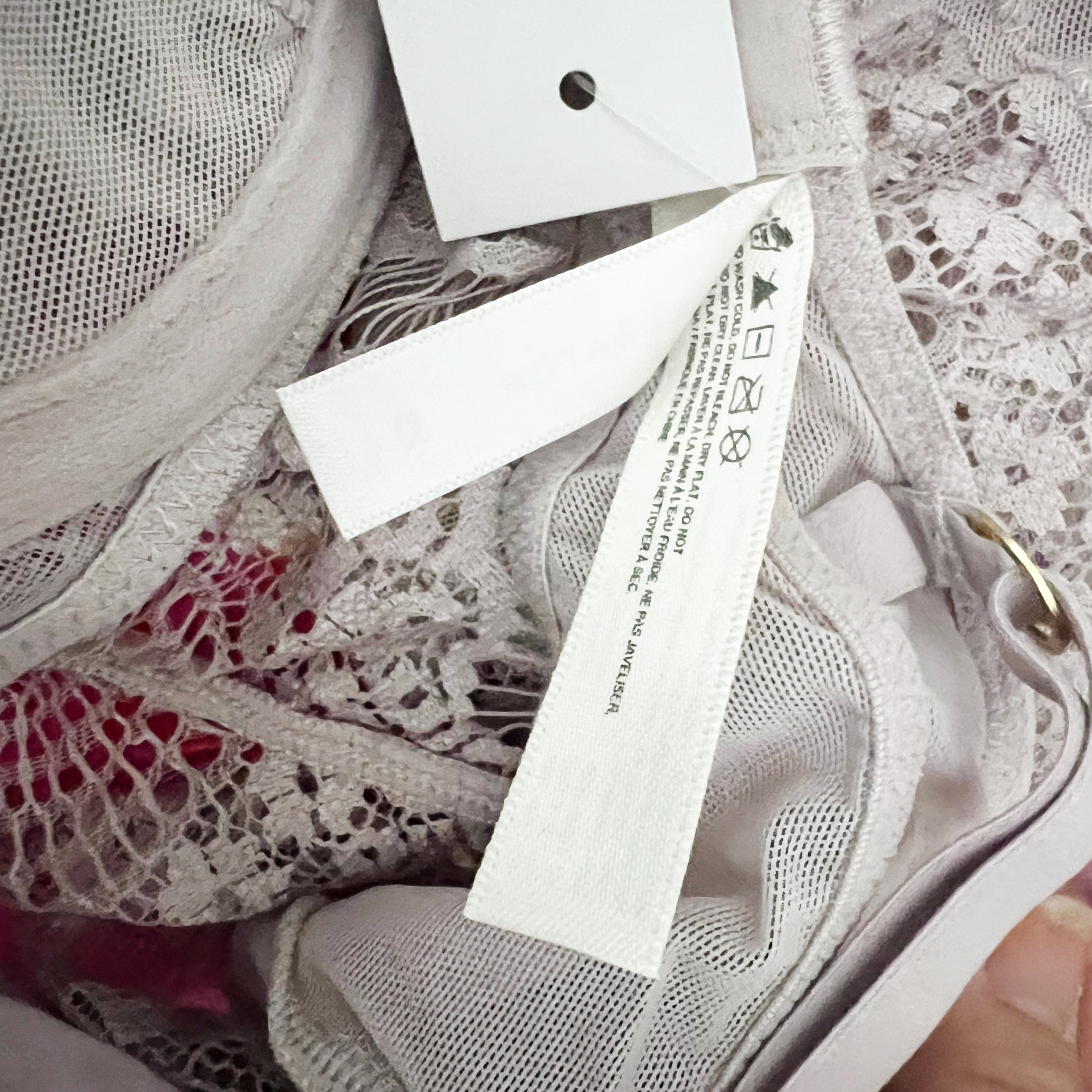 NEW Babaton Aritzia Encore Lace Bustier Bodysuit Thong Cut Bottom Munro Mauve XS