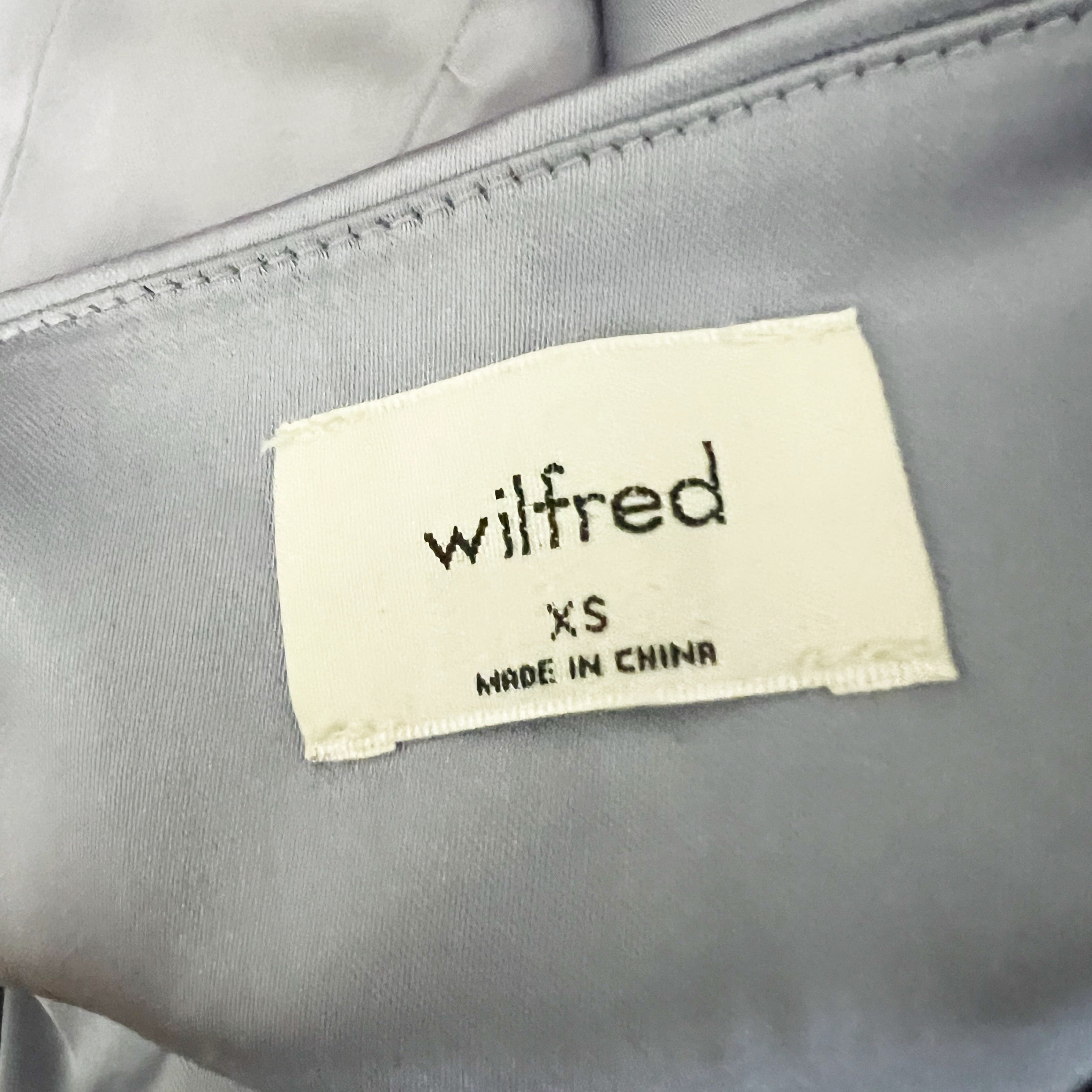 Wilfred Aritzia Shine Bustier Square Neck Sleeveless Satin Tank Top Lavender XS