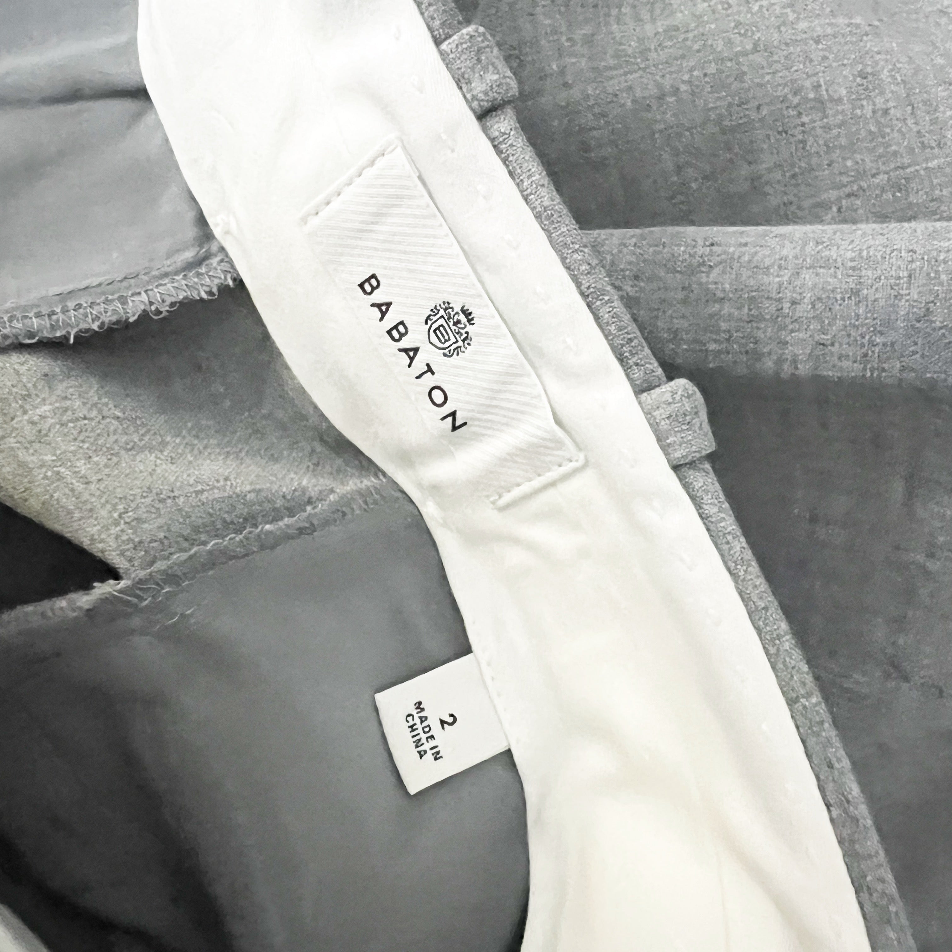 NEW Babaton Aritzia Chisel High Rise Mini Wool Twill Skirt Heather Gray 2