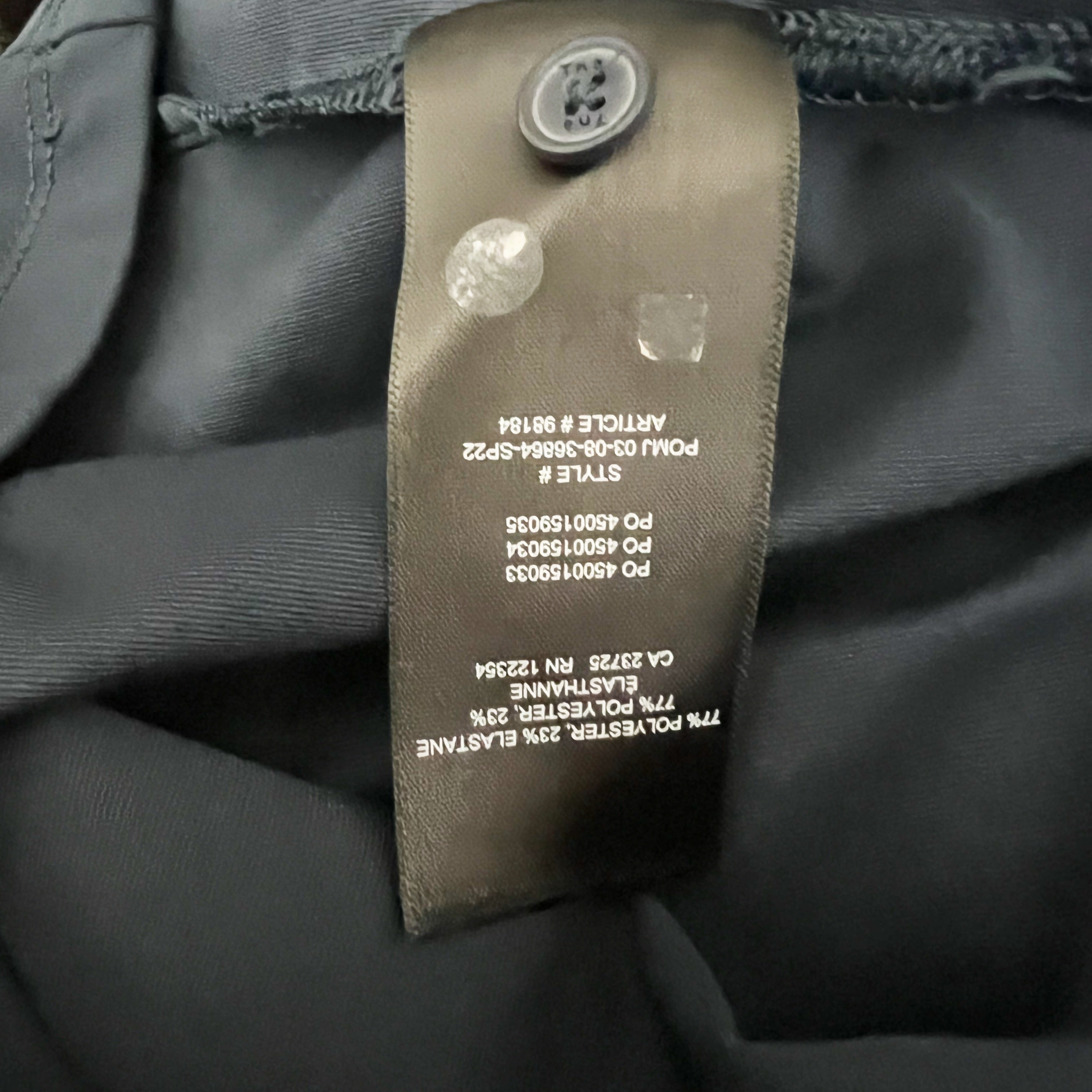 Aritzia TnAction Dash Polo Collar Mini Pullover Sleeveless Mini Dress Navy Blue