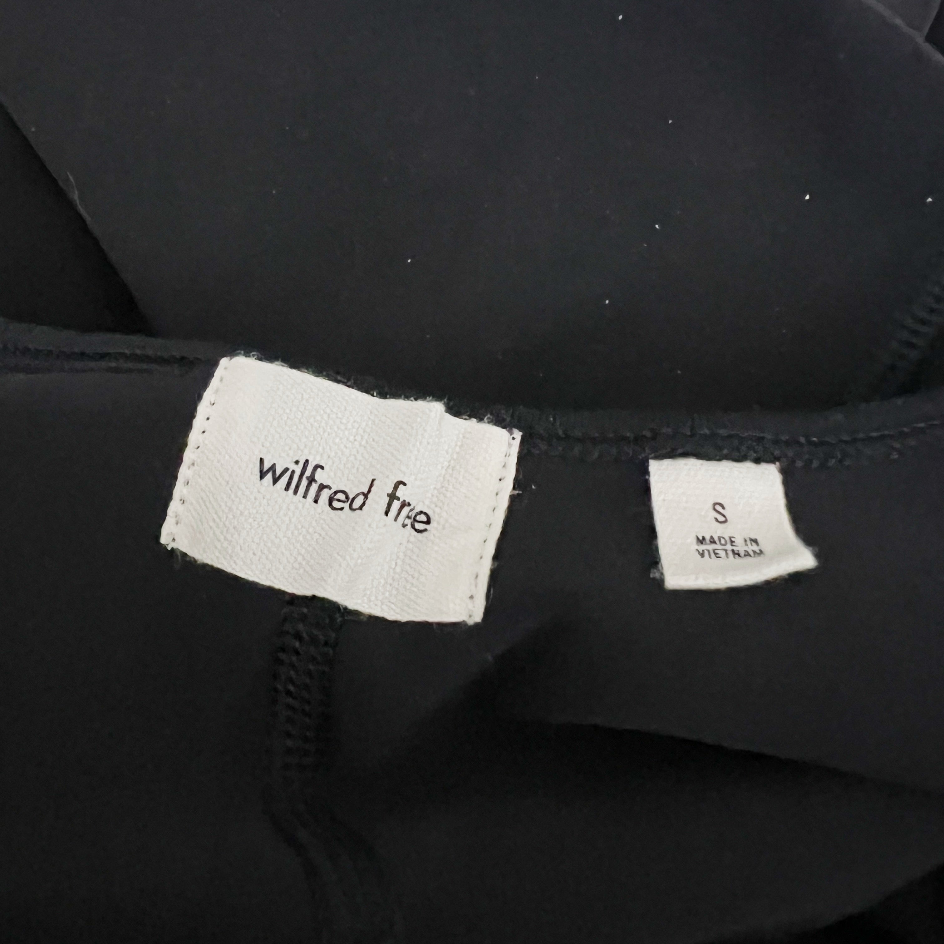 Aritzia Wilfred Free Freestyle Kick Flare One Piece Jumper Jumpsuit Solid Black