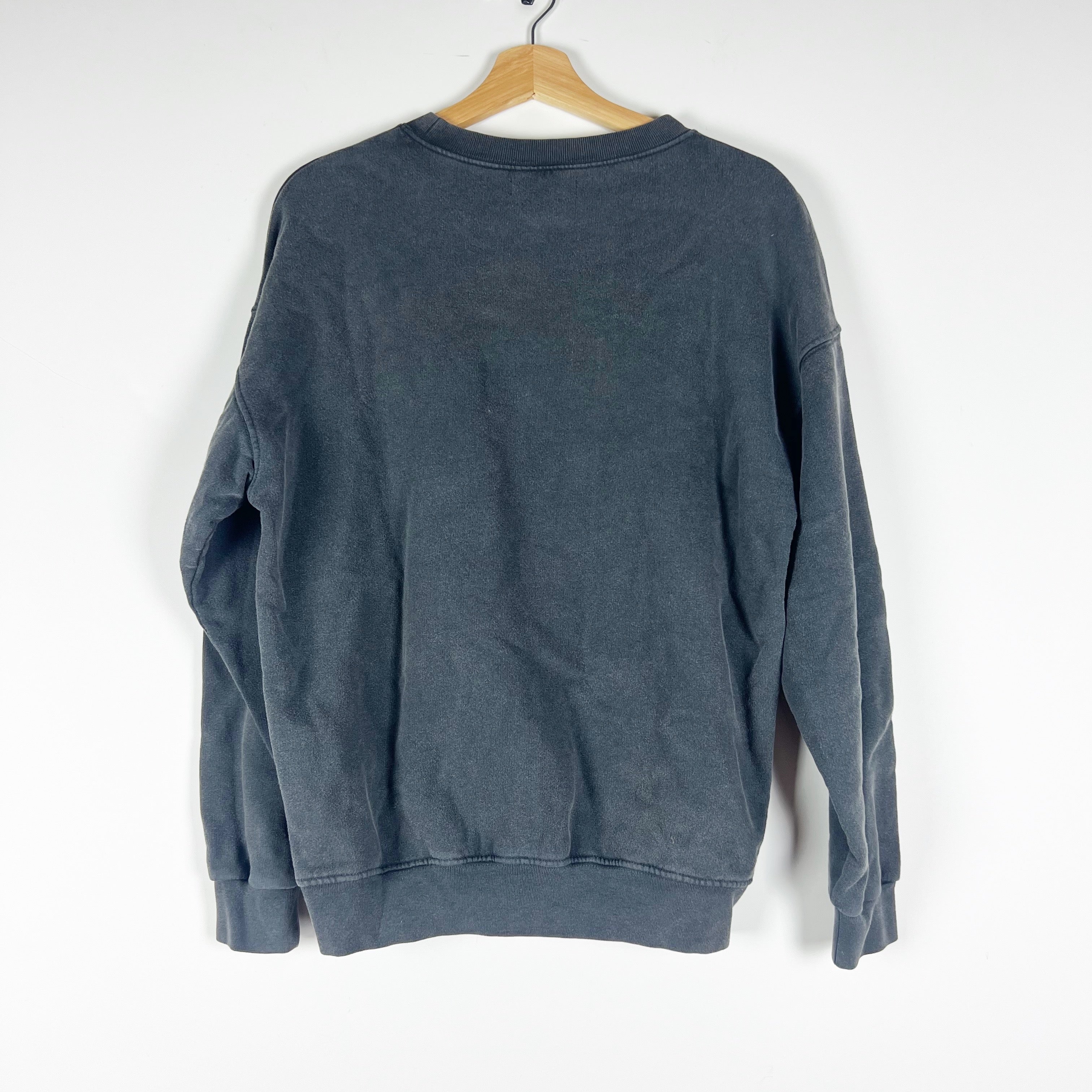 Anine Bing Tiger Animal Print Pattern Graphic Cotton Crew Neck Sweatshirt Small