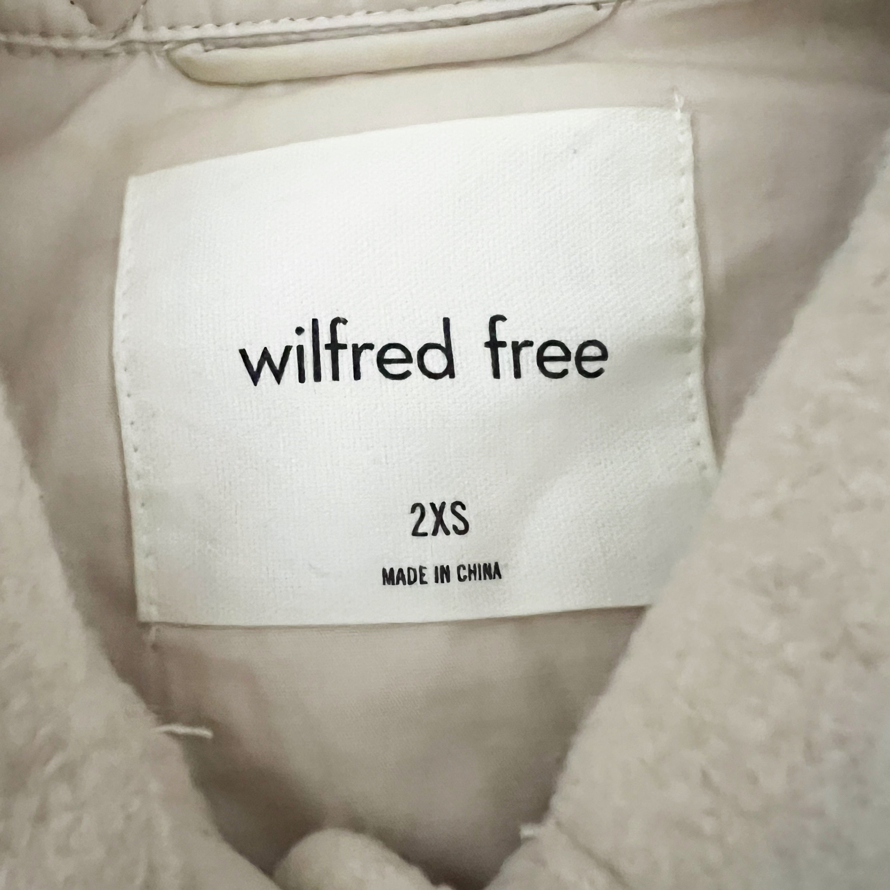 Wilfred Free Aritzia Autumn Shirt Jacket Shacket Merino Wool Heather Bone XXS