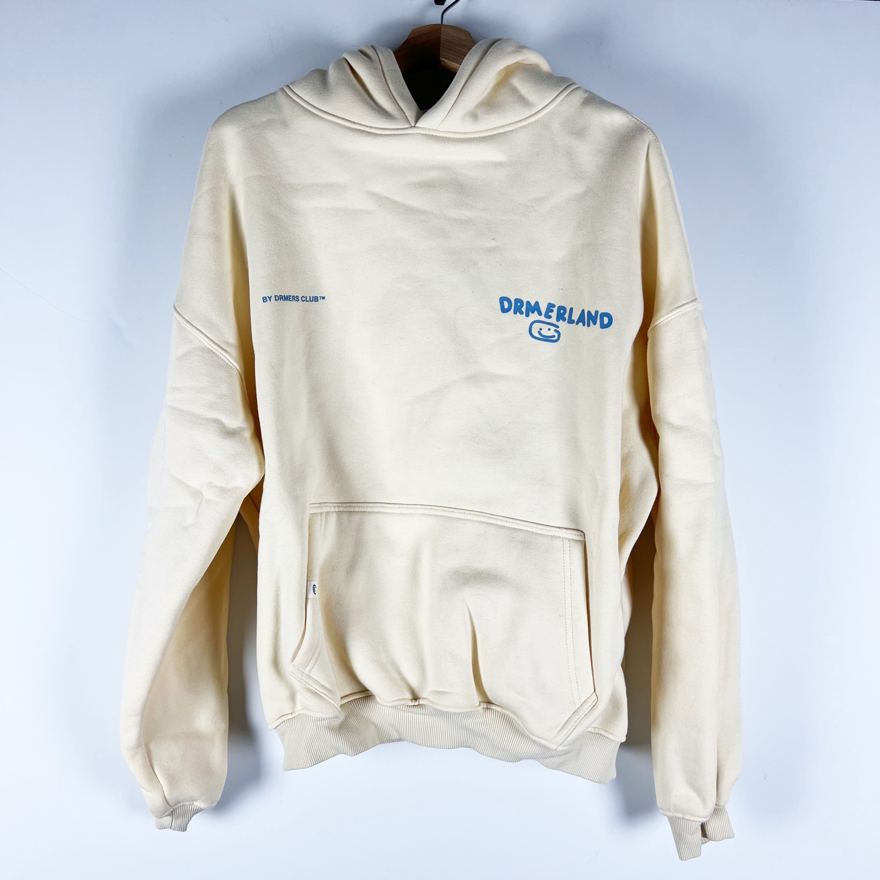 Dreamers Club Thanks For Being Here Smiley Face Graphic Print Hoodie Sweatshirt