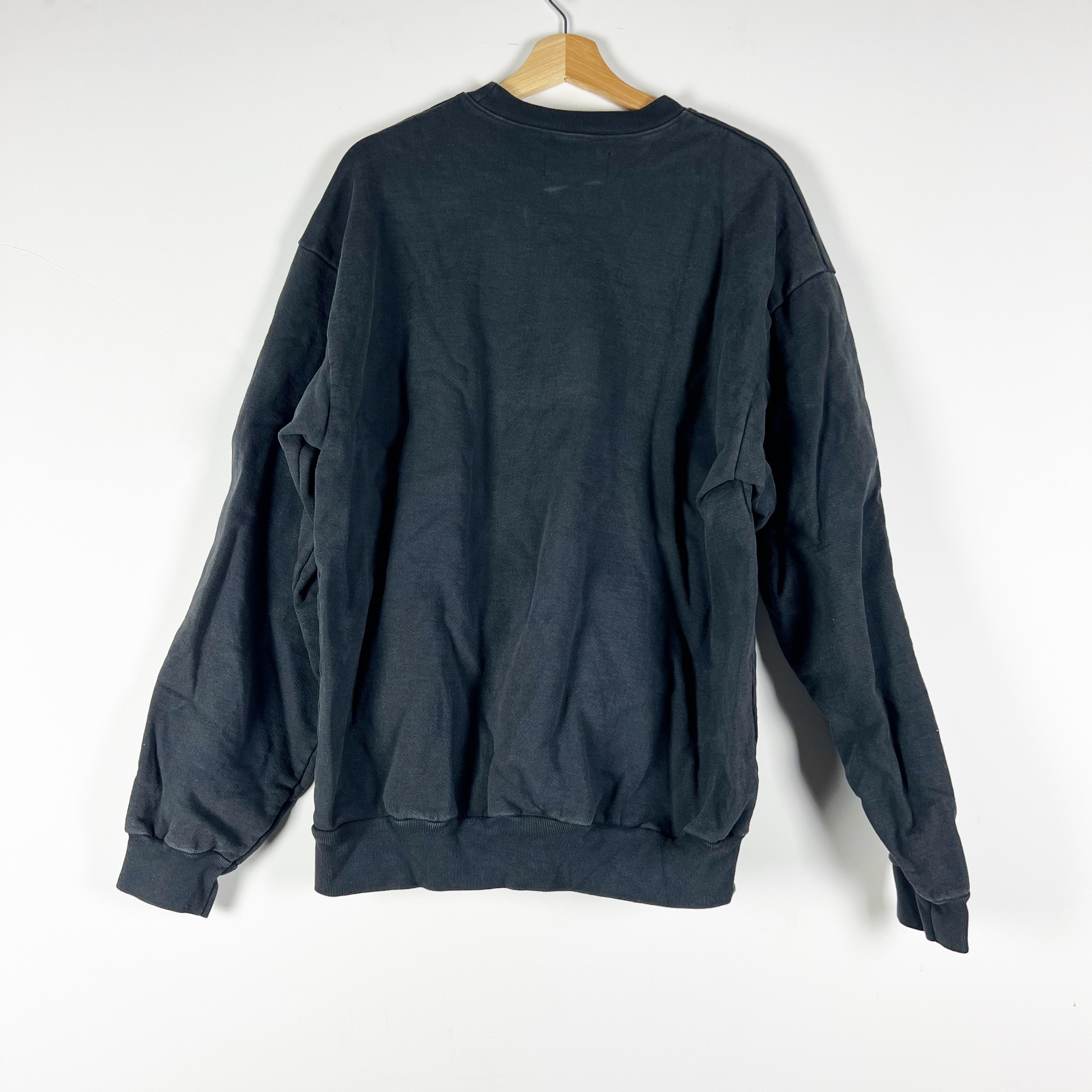 Rich Mom Women's Cotton Fleece Lined Crew Neck Pullover Sweatshirt Sweater Large