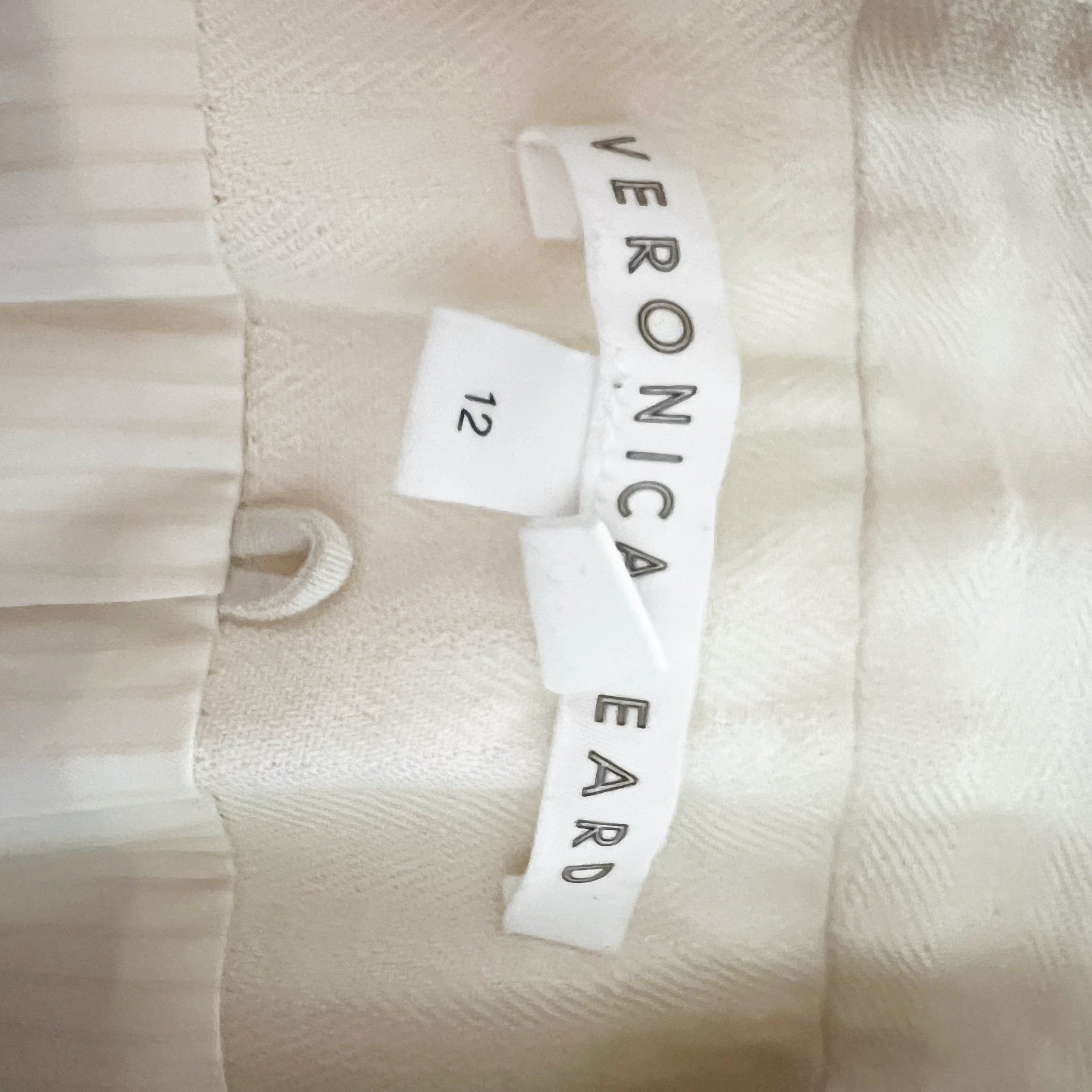 Veronica Beard Women's Hosanna Linen Blend One Button Dickey Jacket Blazer White