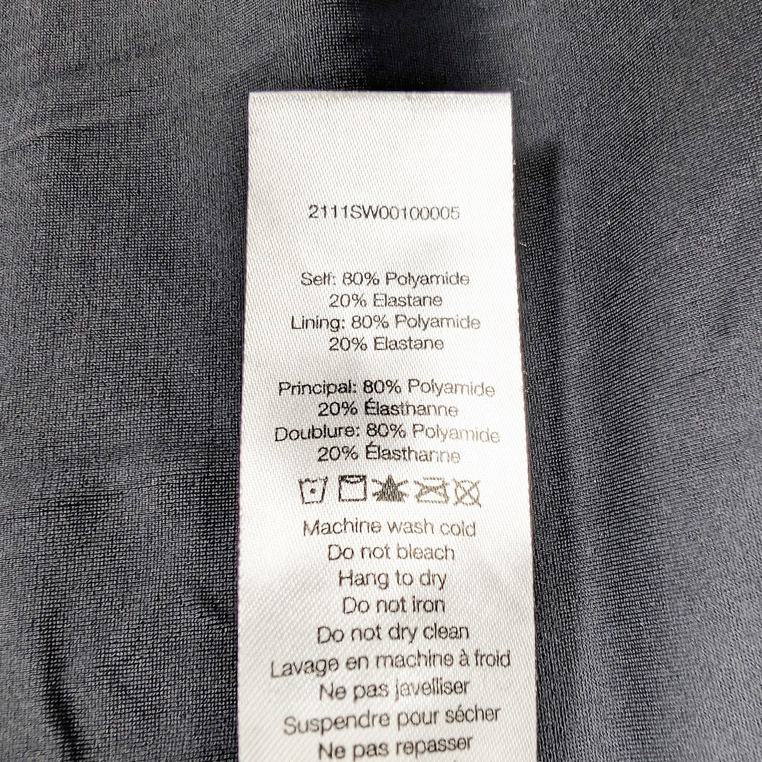 Veronica Beard Aliza Black White Button Front One Piece Swim Bathing Suit Small