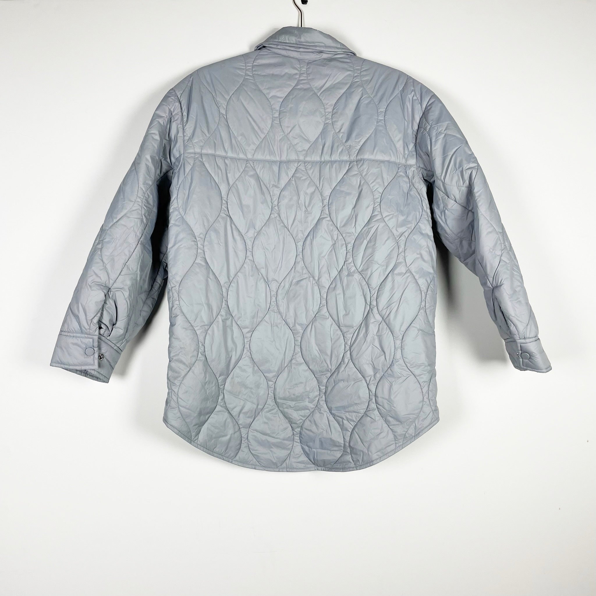 Wilfred Free Aritzia The Ganna Insulated Shirt Jacket Quilted Vegan Down Shacket