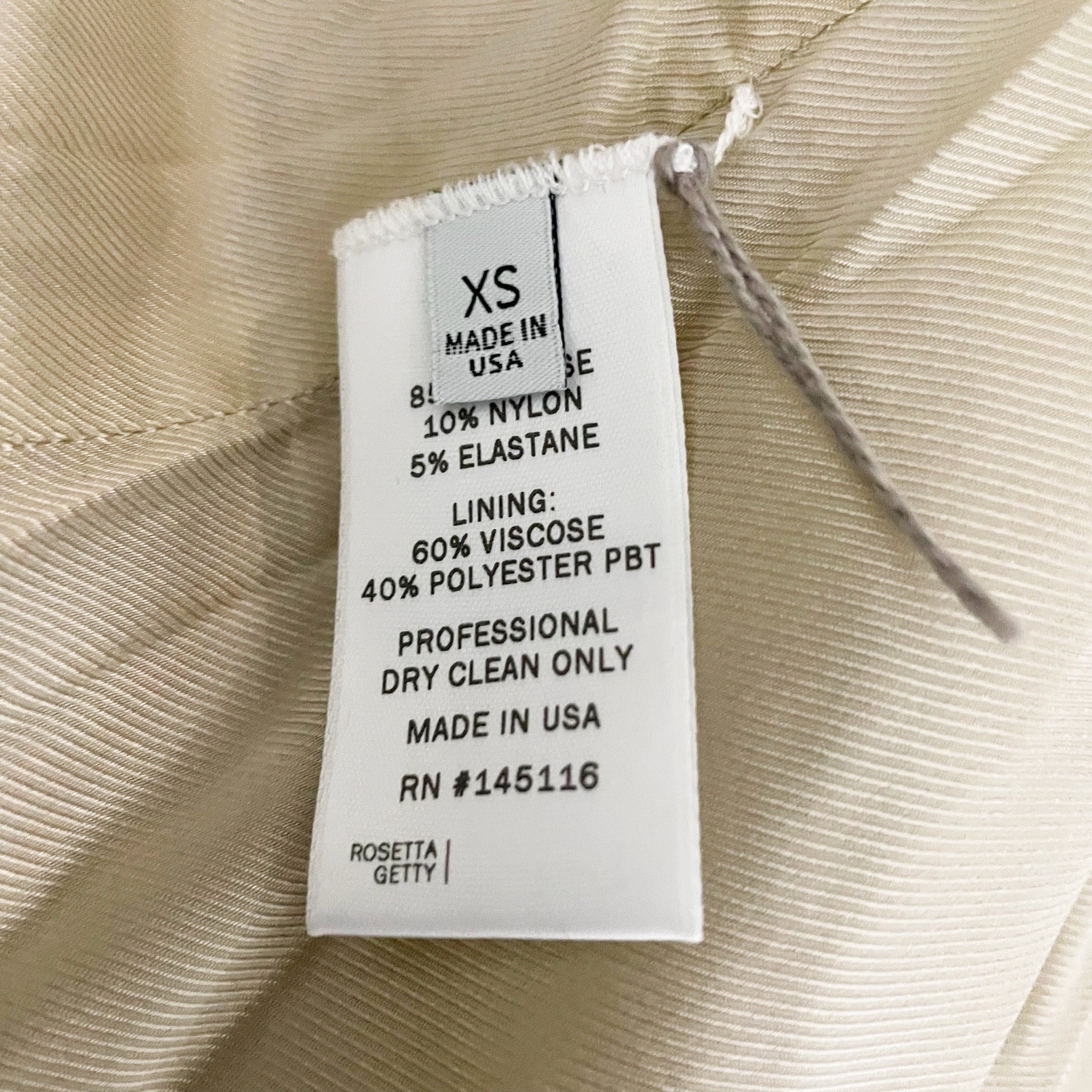 Rosetta Getty Houndstooth Woven Print Pattern Full Zip Crewneck Zip Jacket XS