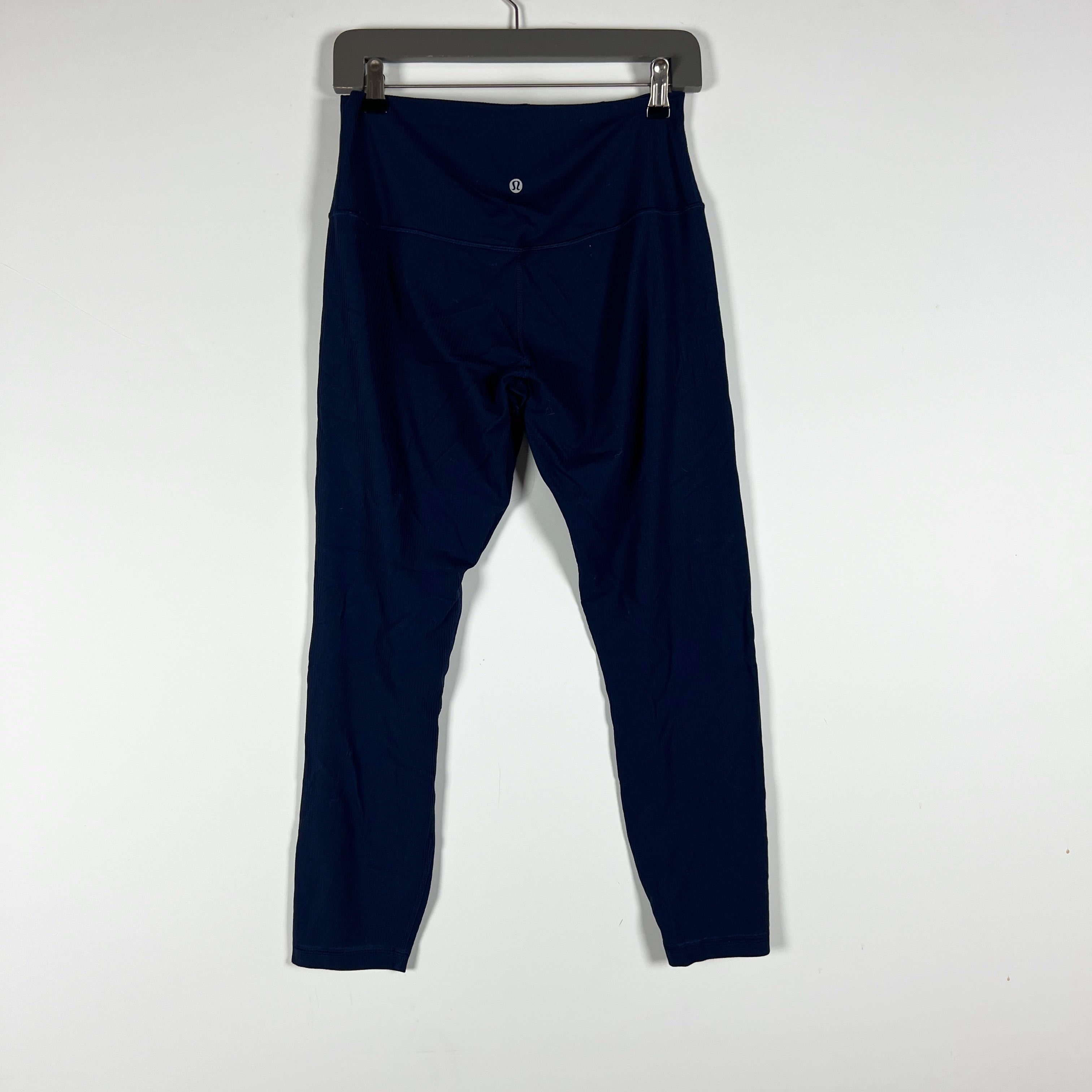 Lululemon Women's Align Ribbed High-Rise Pant 25" True Navy Blue Leggings 10