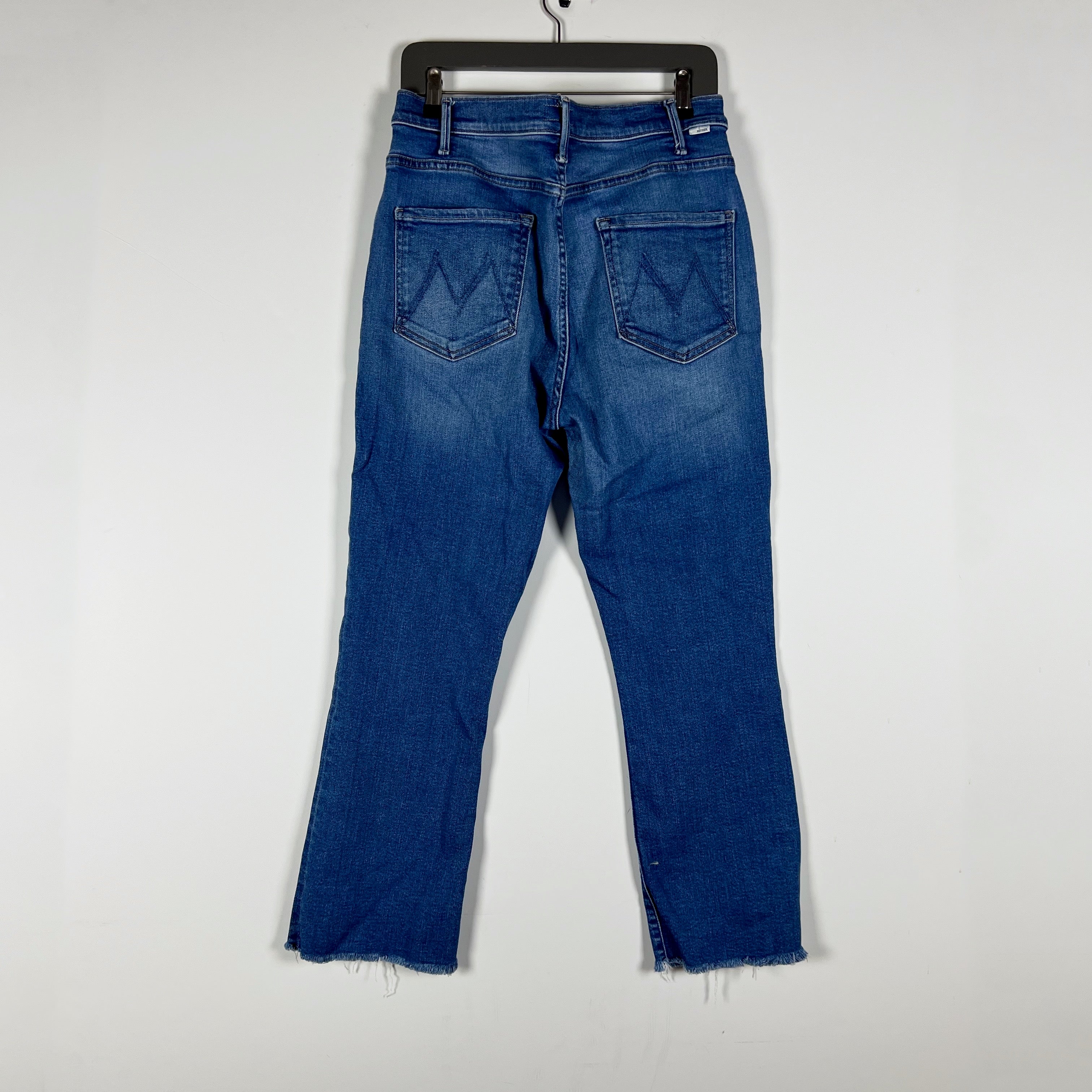 Mother Denim Women's Hustler Ankle Fray Cotton Stretch Meet Cute Denim Jeans 32