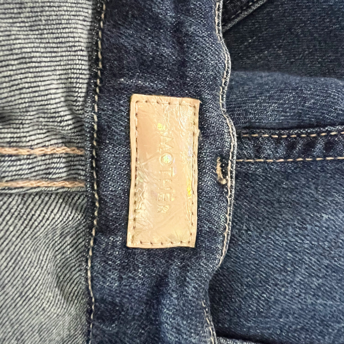 Mother Denim Women's The Looker Ankle Fray Cotton Stretch Girl Crush Jeans 32