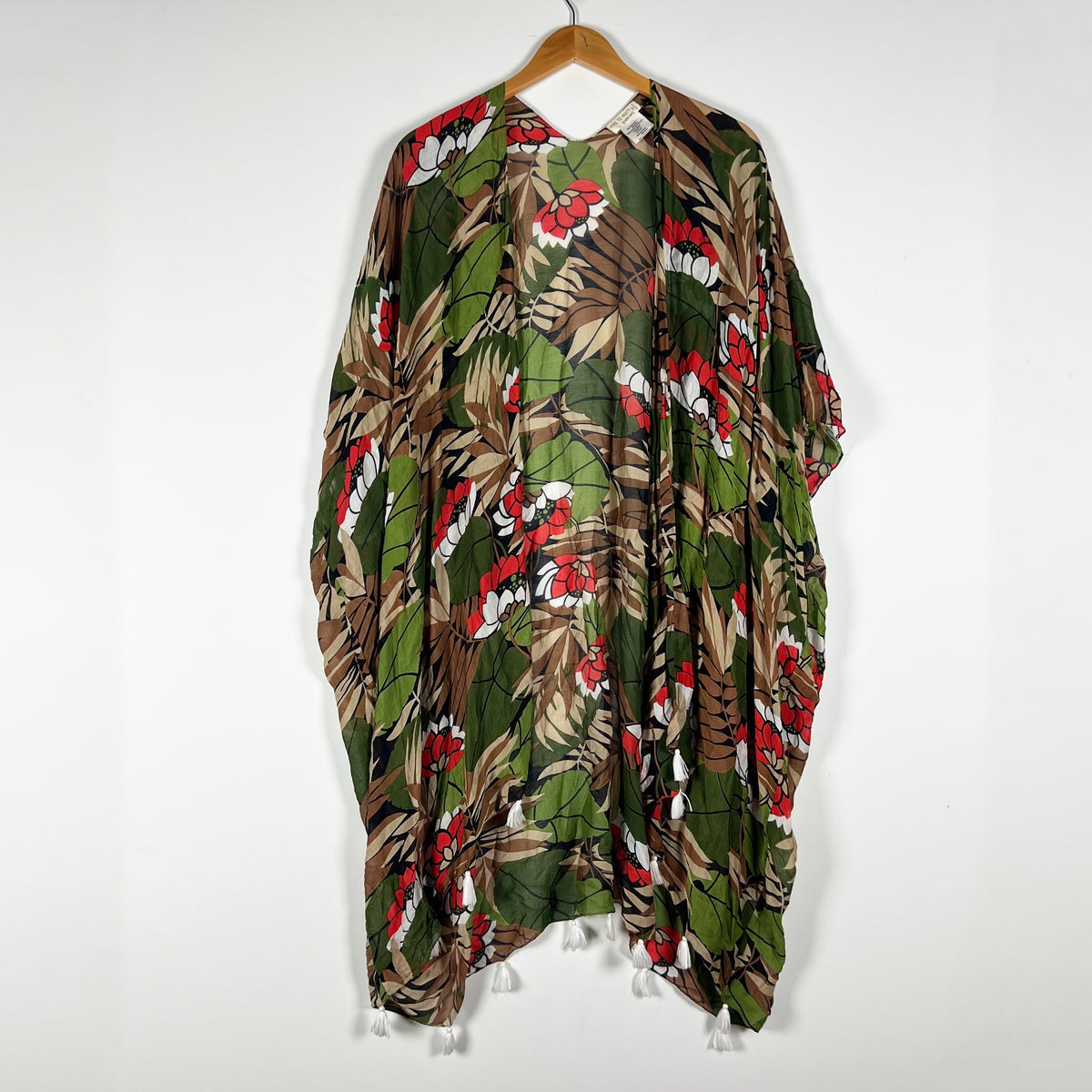 Subtle Luxury x Pool To Party Open Front Cardigan Swimwear Cover Up Top OS