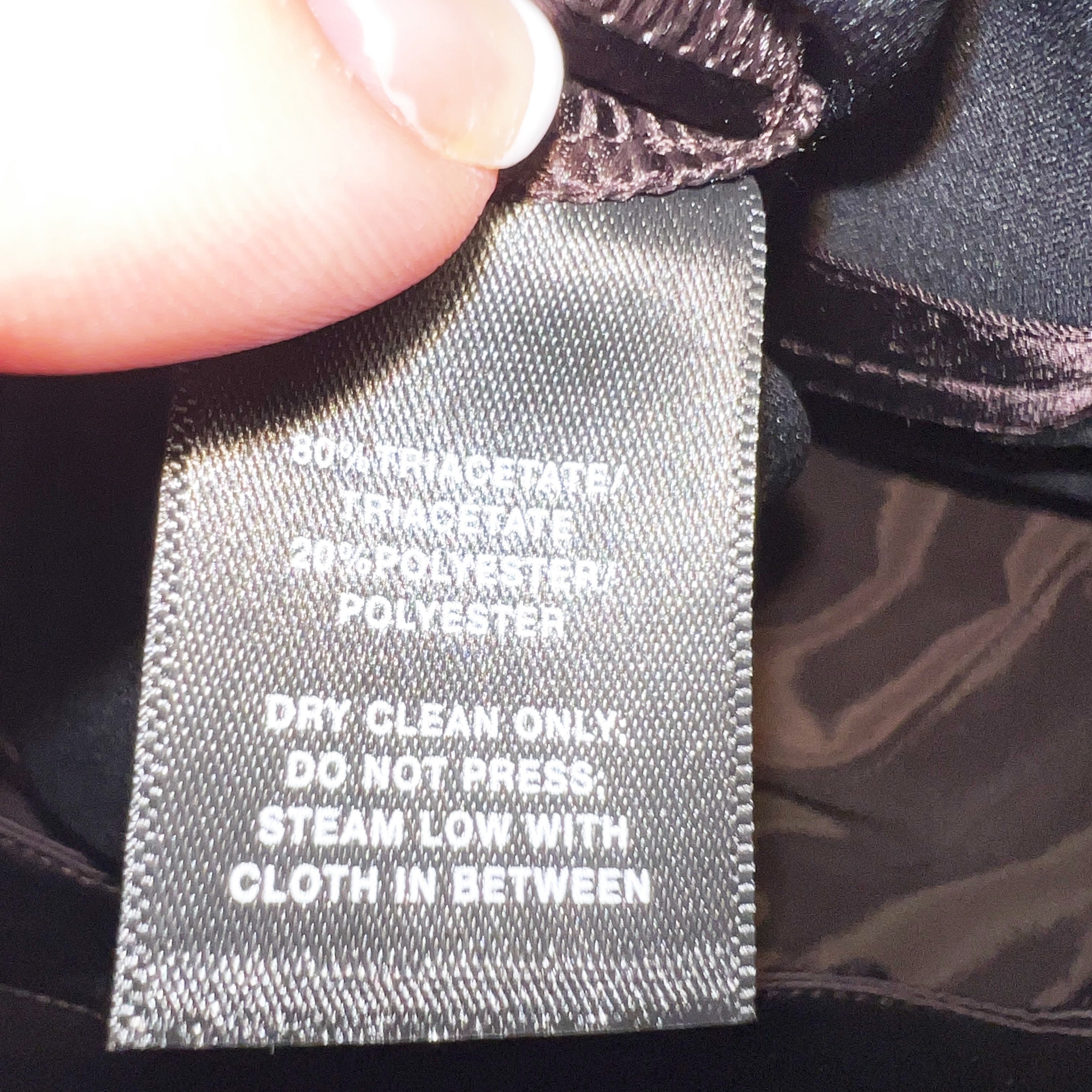 NEW Lafayette 148 Waldorf Slim Reverie Satin Cloth Pants With Front Slit Truffle