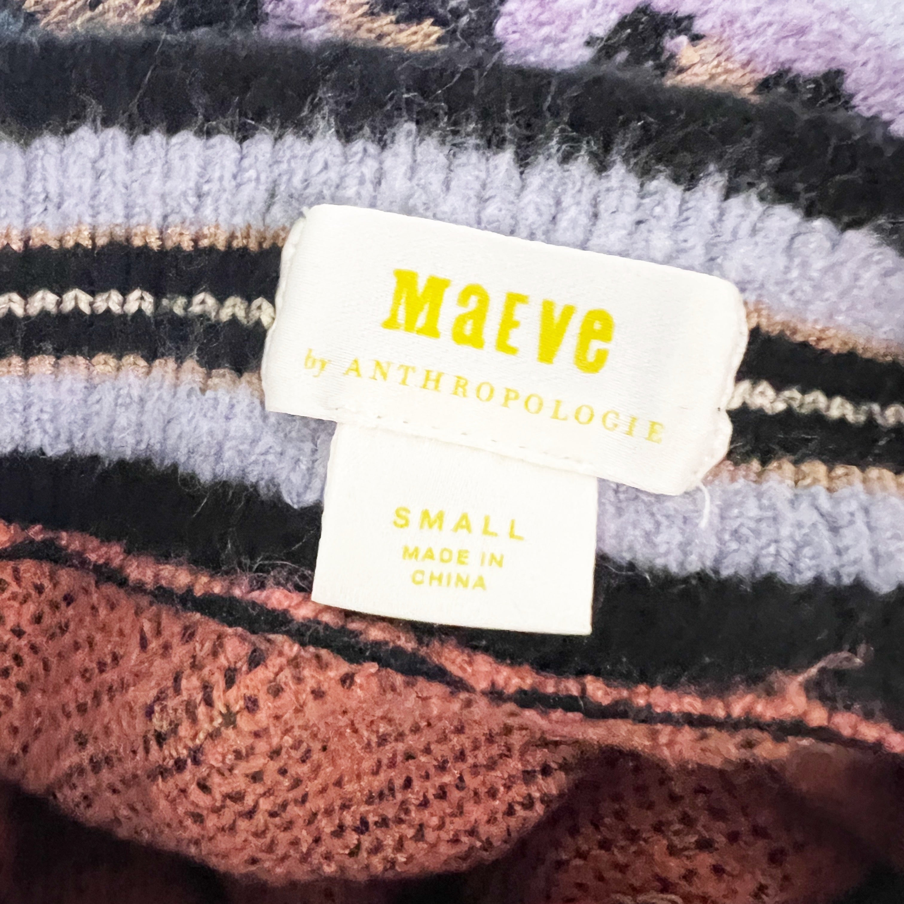 NEW Maeve x Anthropologie Leopard Animal Print Sweater Knit Pencil Skirt Small