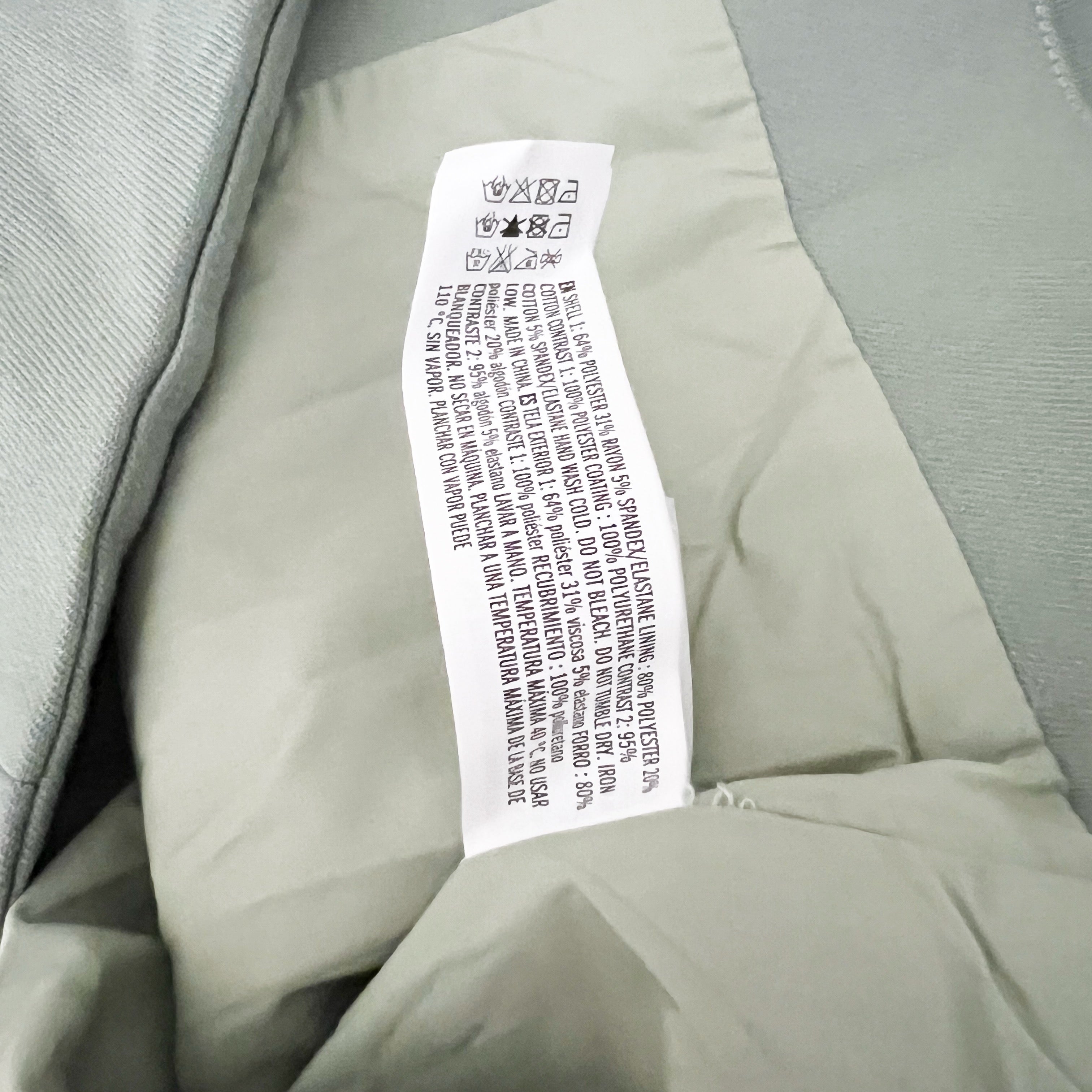 NEW Grey Lab Cropped Bomber Snap Button Jacket Sage Green Small
