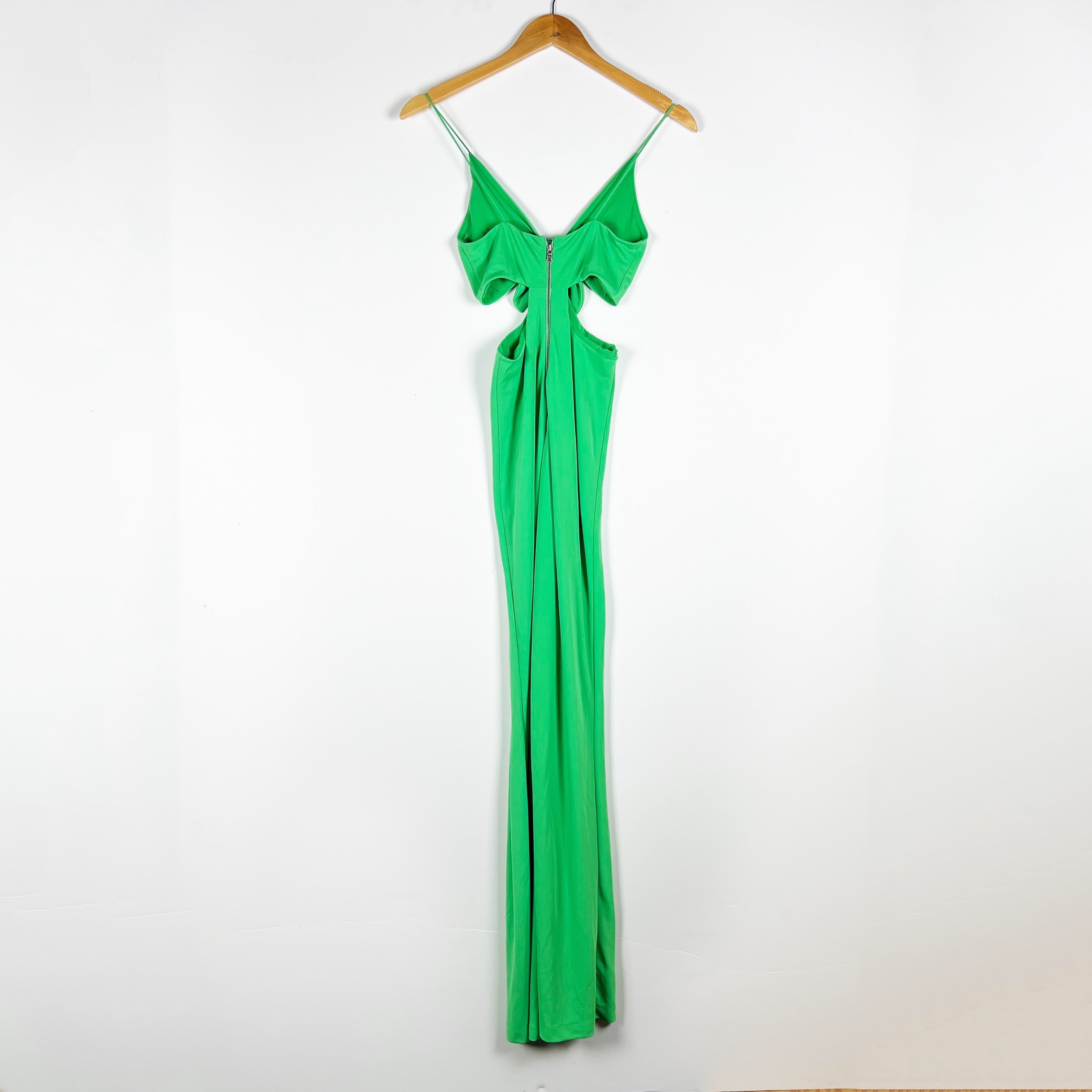 Alice And Olivia Havana Cut Out Bow Front Sleeveless Tank Full Length Jumpsuit 0