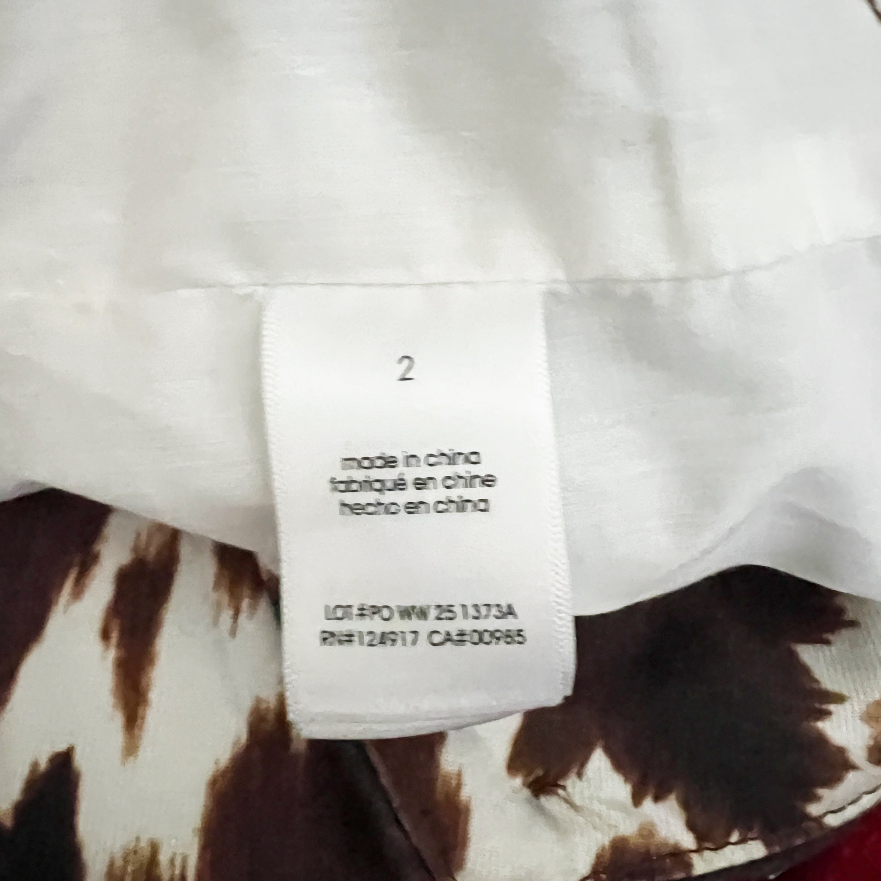 WeWoreWhat Halter Neck Button Front Sleeveless Cowhide Print Pattern Tank Top 2
