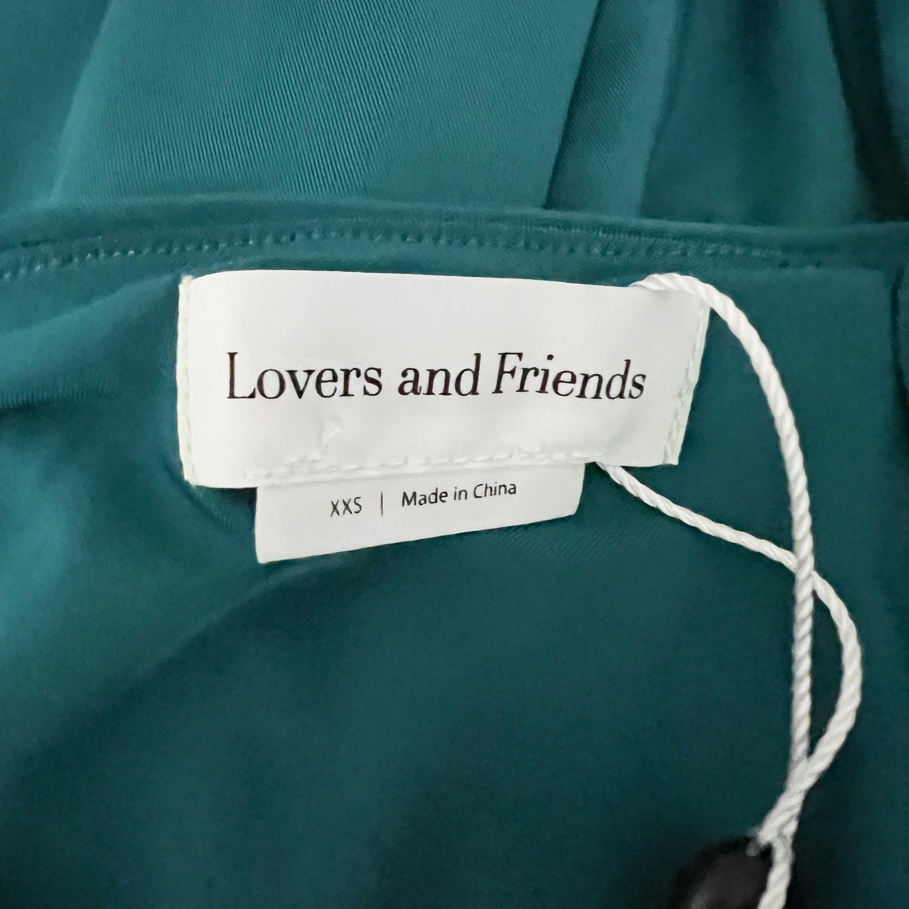 NEW Lovers + Friends Odessa Jersey Knit Stretch Ruched Cowl Neck Maxi Dress XXS