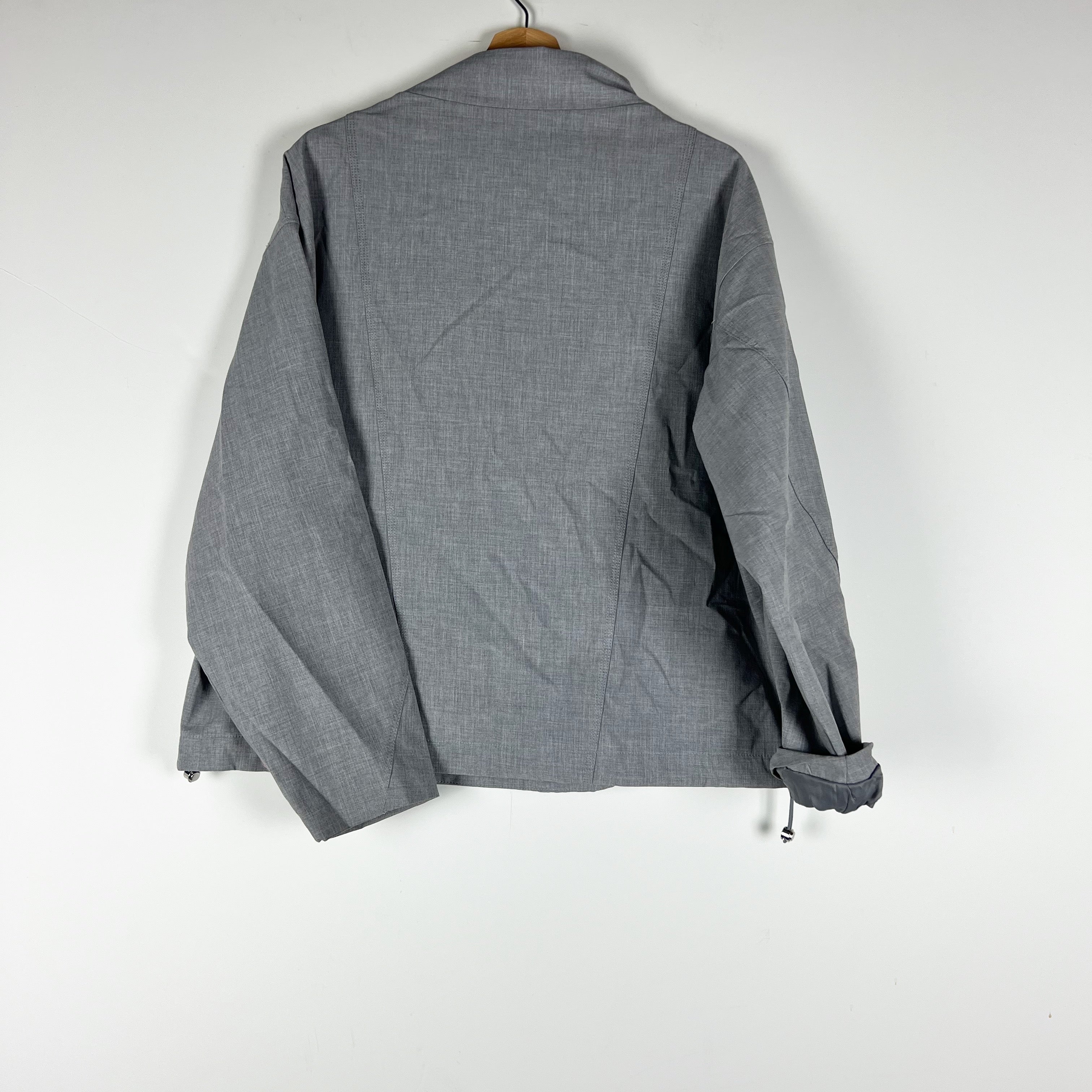 MNG Mango Women's Quarter Zip Cinch Waist Long Sleeve Pullover Lightweight Top S