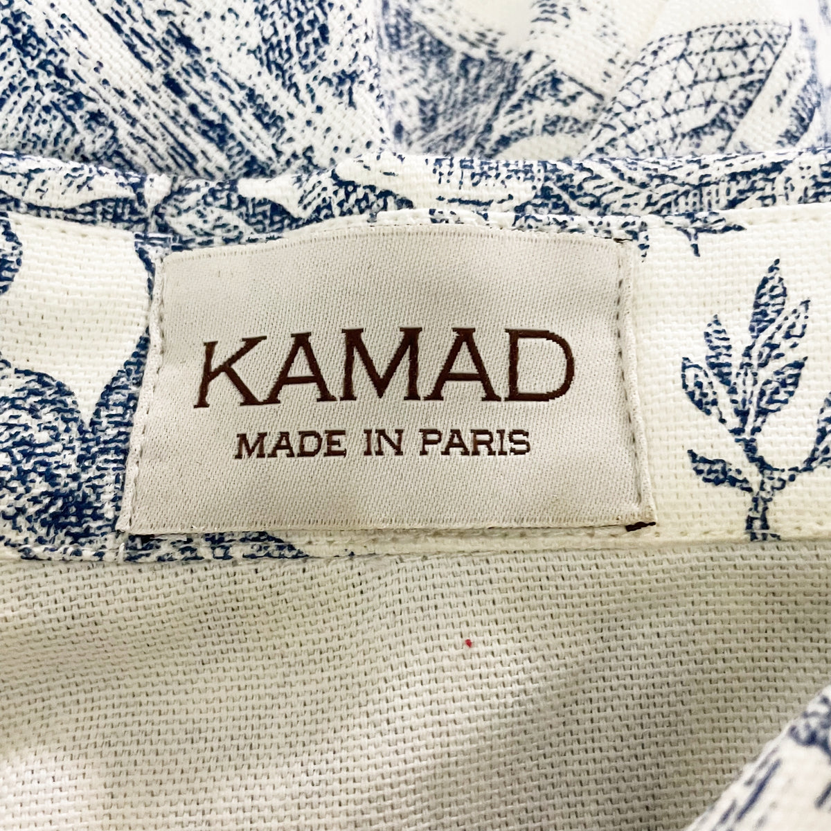 Kamad Paris Etoile Print Pattern Button Front Collared Mini Pleated Dress Small
