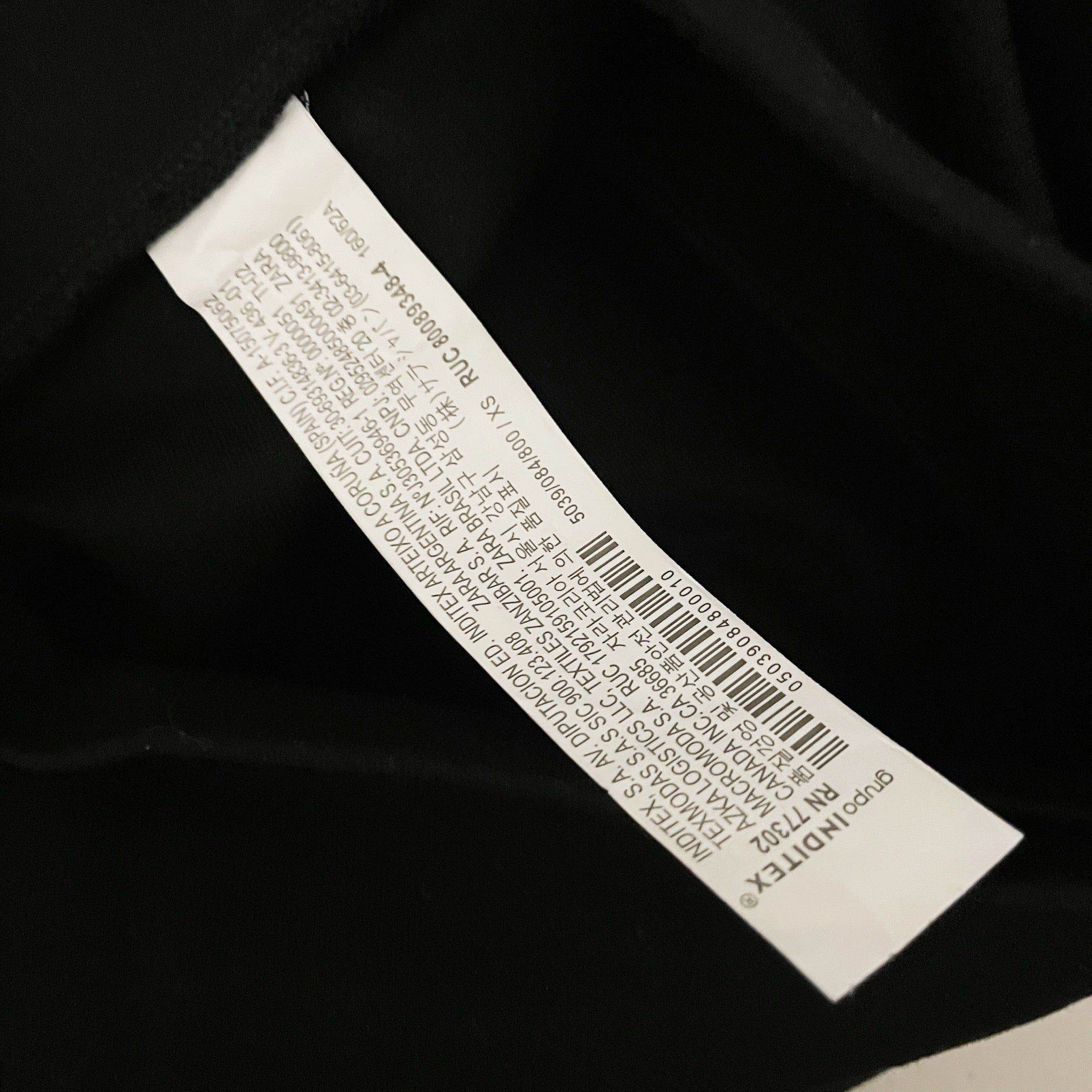 NEW Zara High Rise Stretch Knit Cross Wrap Waist Band Leggings Pants Black XS
