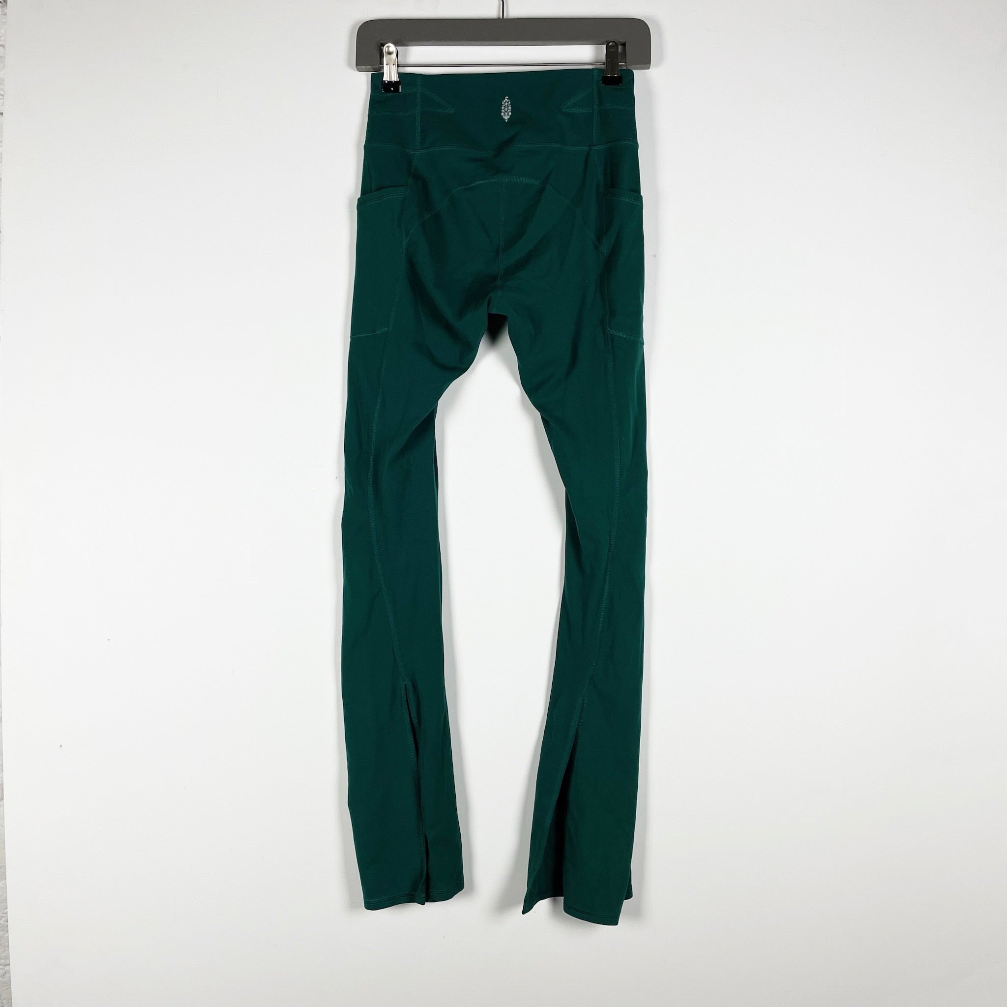 Free People x FP Movement Women's Athletic Work Out Crop Leggings Green Small