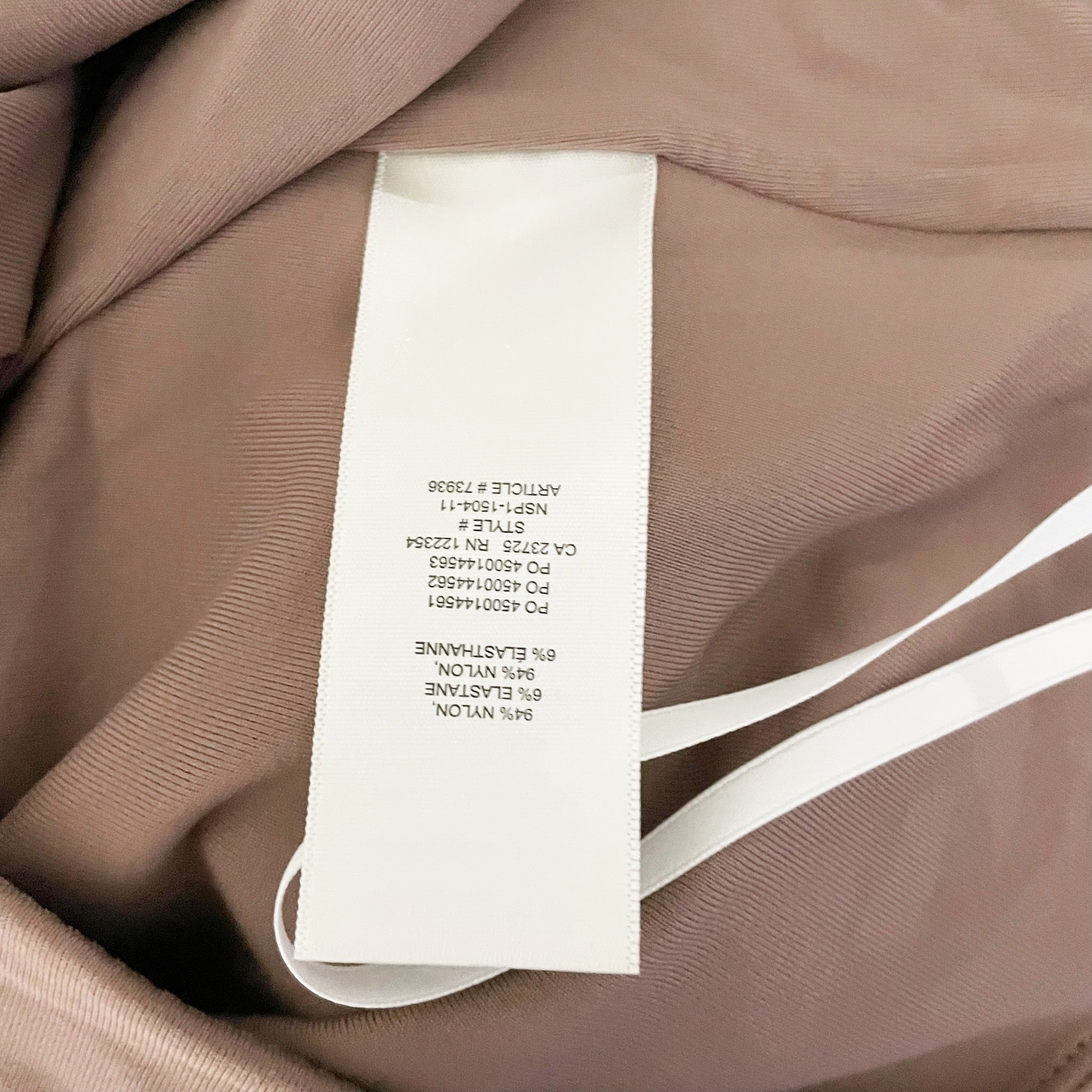 Aritzia Babaton Contour Squareneck Long Sleeve One Piece Bodysuit Shirt Top M