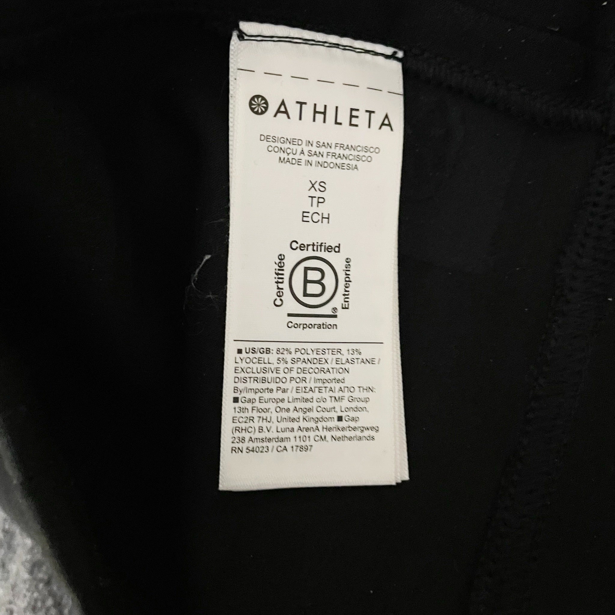 NEW Athleta Allure 1/4 Zip Long Sleeve Pullover Athleisure Mini Dress Black XS