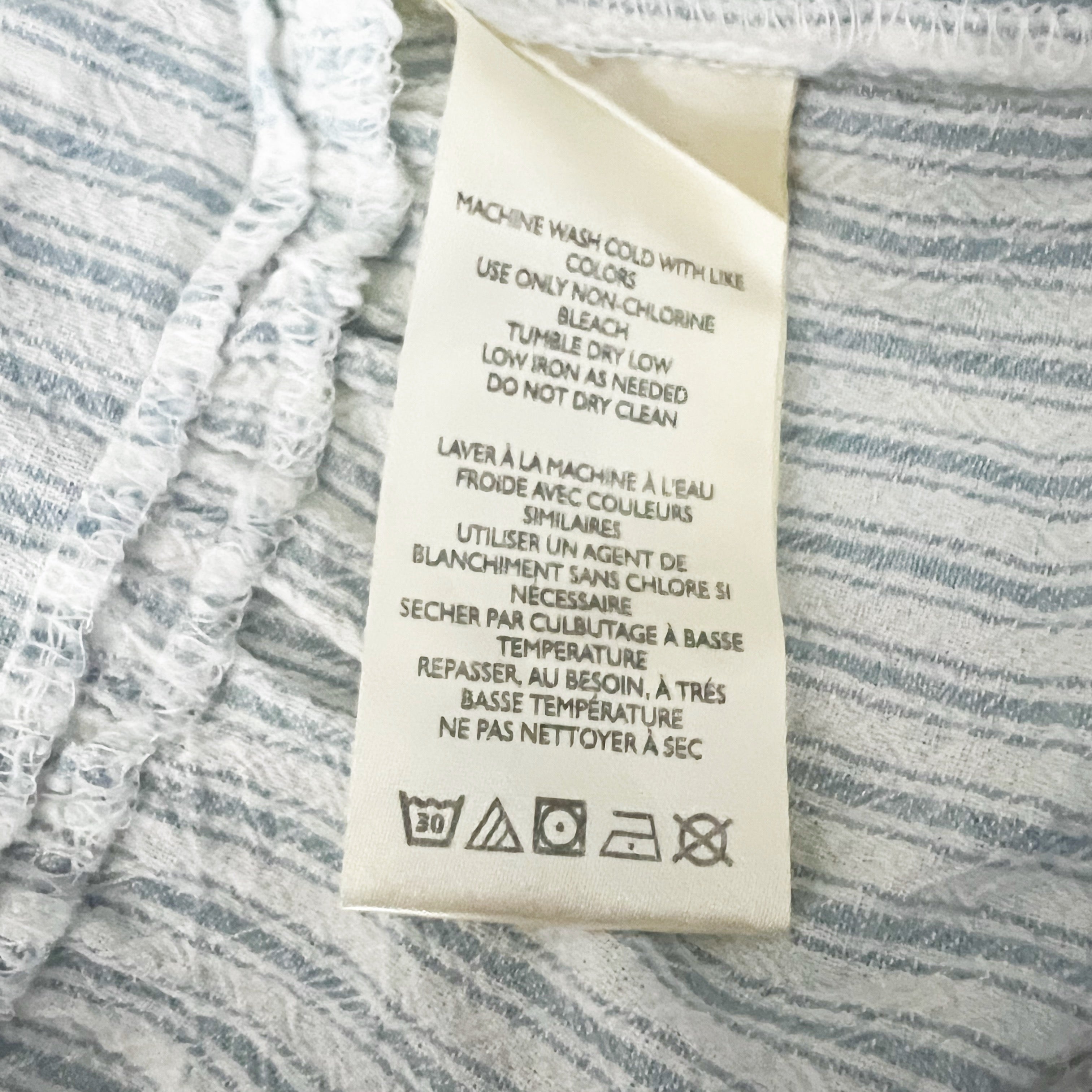 Free People Desert Days Halterneck Tiered Button Front Stripe Mini Dress Ivory