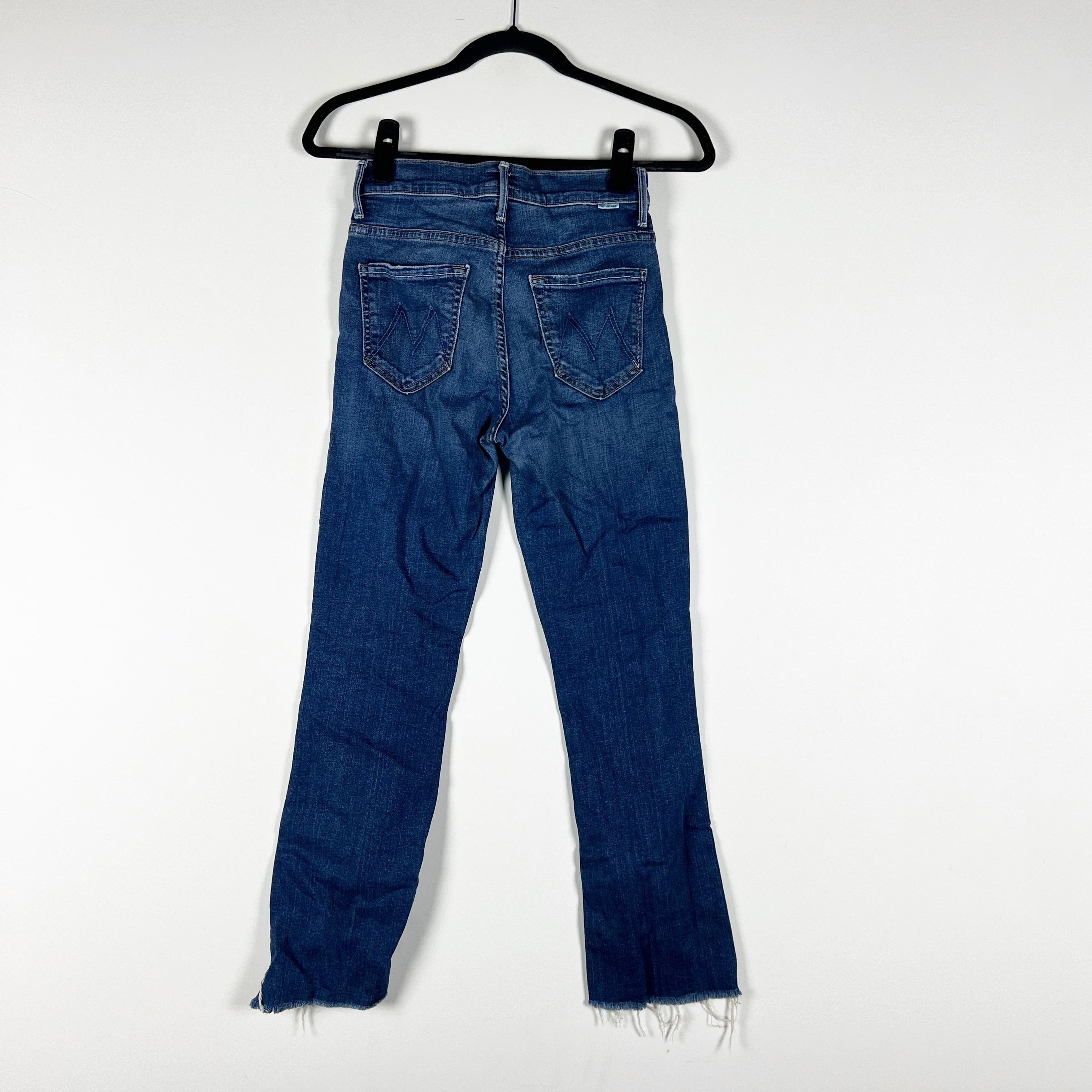 Mother Denim The Insider Crop Step Fray Turn Of The Tide Wash Skinny Jeans 24