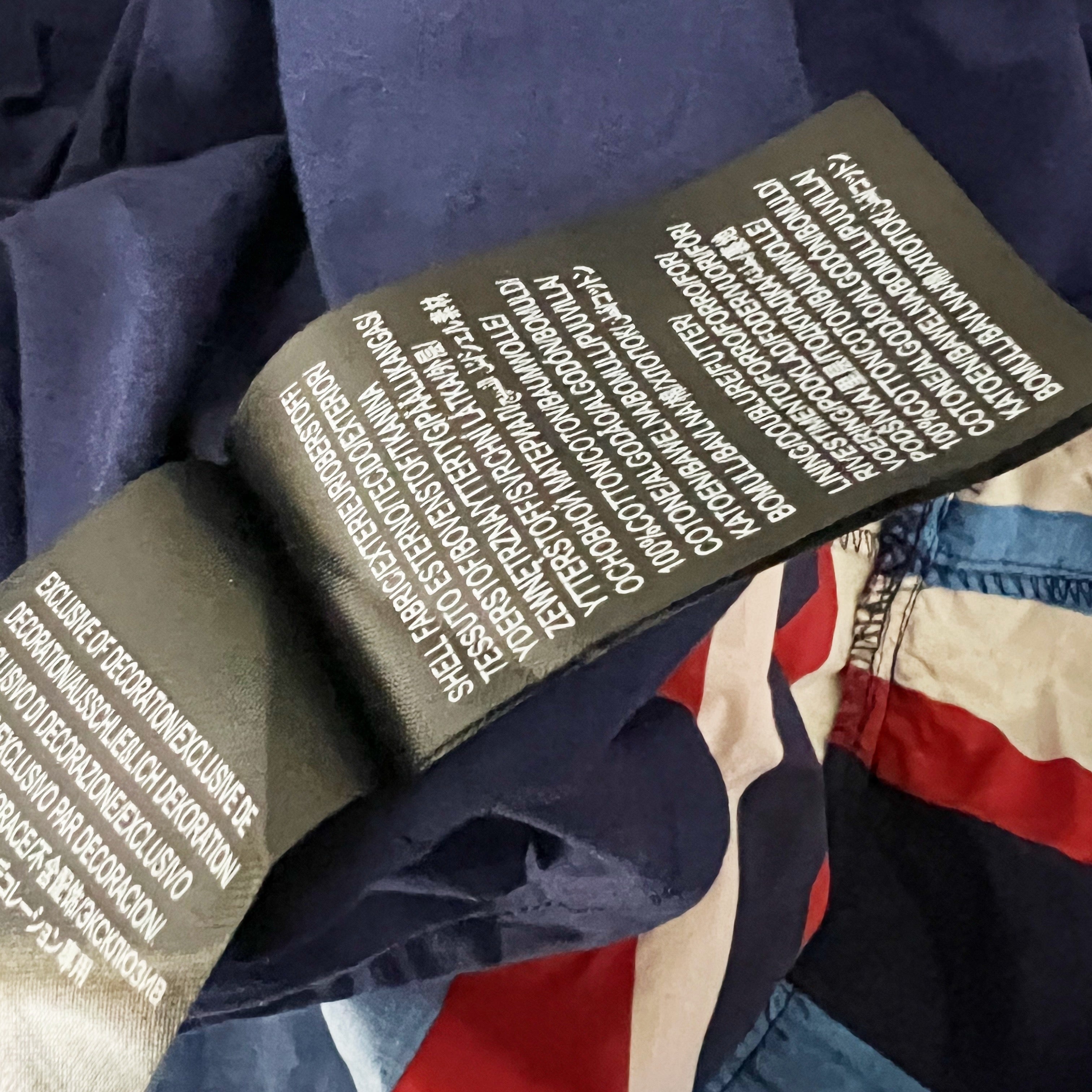 Farm Rio Winter Stripes Cotton Poplin Multi Color Abstract Midi Dress XXS