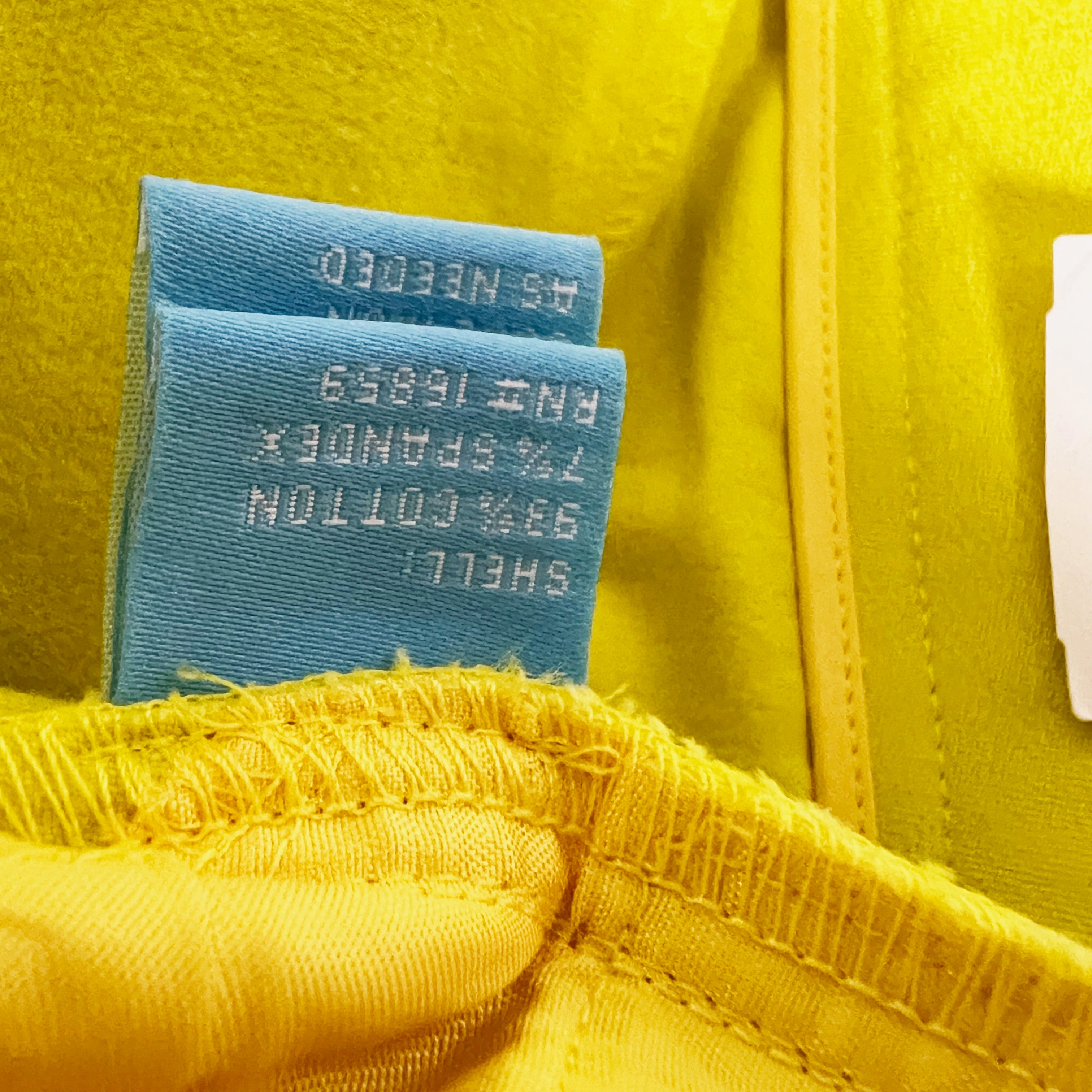 NEW J. McLaughlin Felicity Front Fly Zip Slim Skinny Cotton Stretch Yellow Jeans