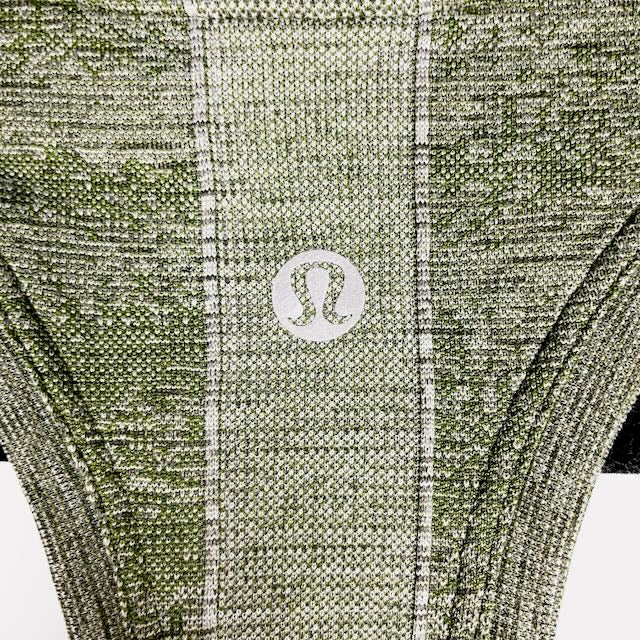Lululemon Swiftly Speed Racerback White Everglades Black Field Green Tank Top 8